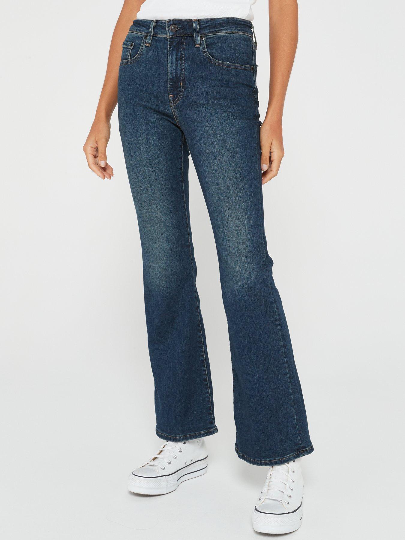 Image 1 of 5 of Levi's 726 High-rise Flare Jeans - Blue Swell
