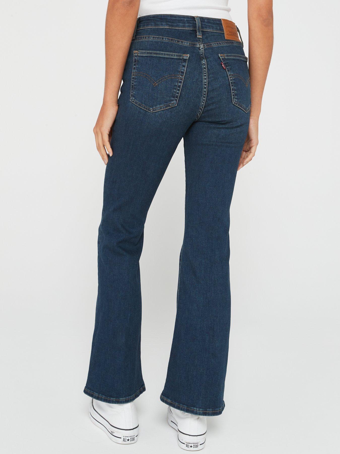 Image 2 of 5 of Levi's 726 High-rise Flare Jeans - Blue Swell