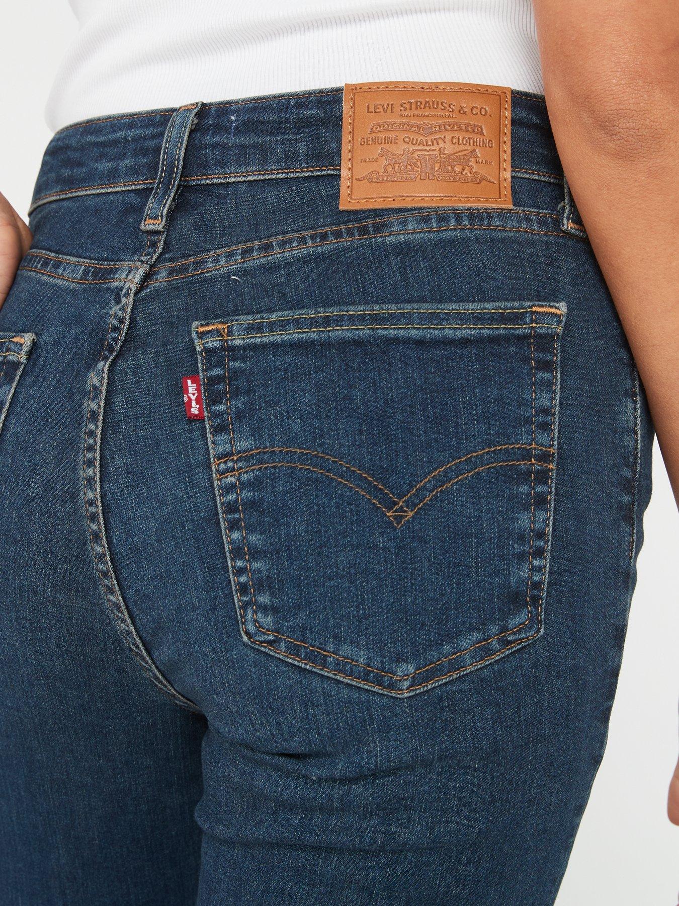 Image 4 of 5 of Levi's 726 High-rise Flare Jeans - Blue Swell