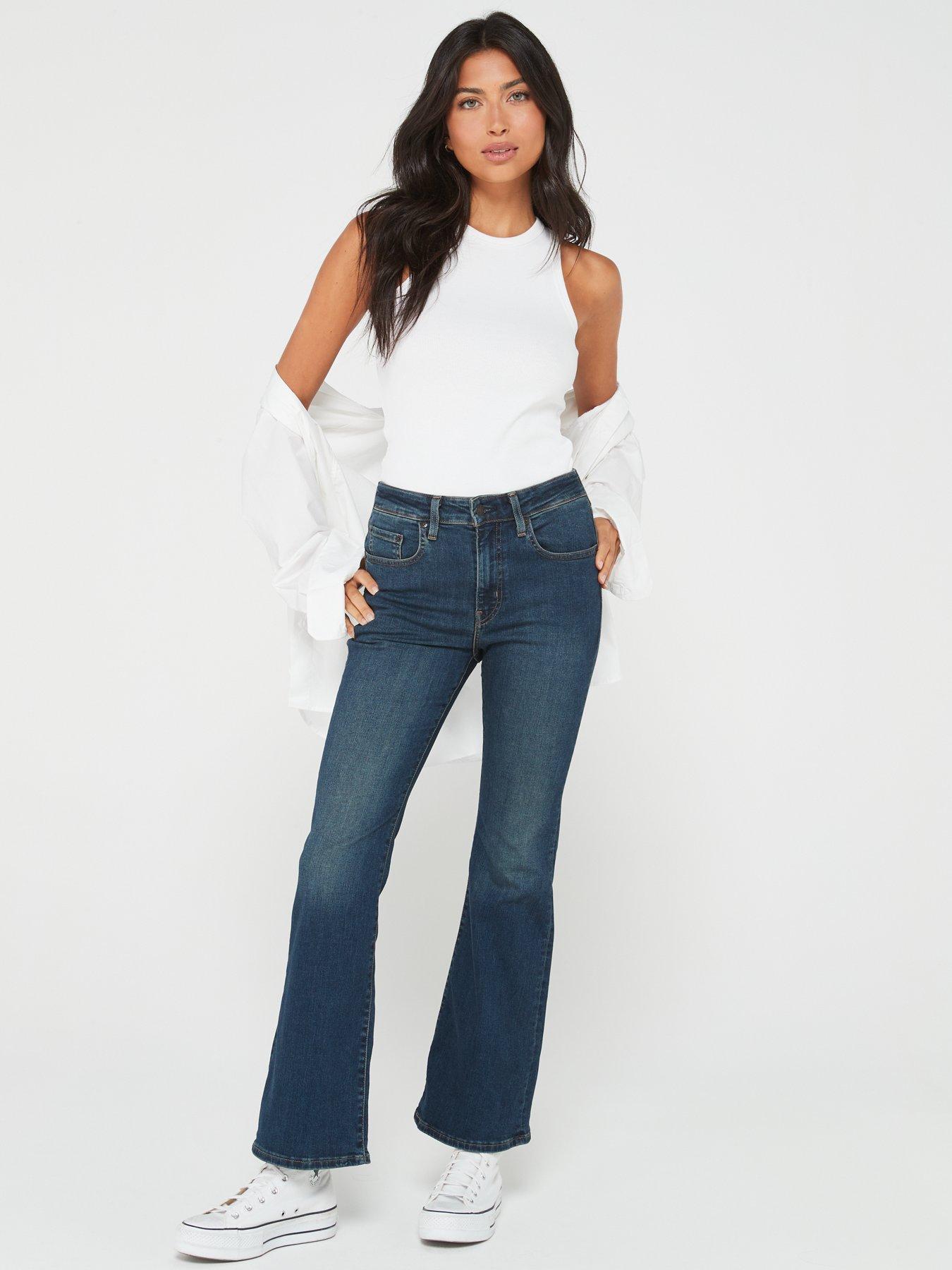 Image 5 of 5 of Levi's 726 High-rise Flare Jeans - Blue Swell