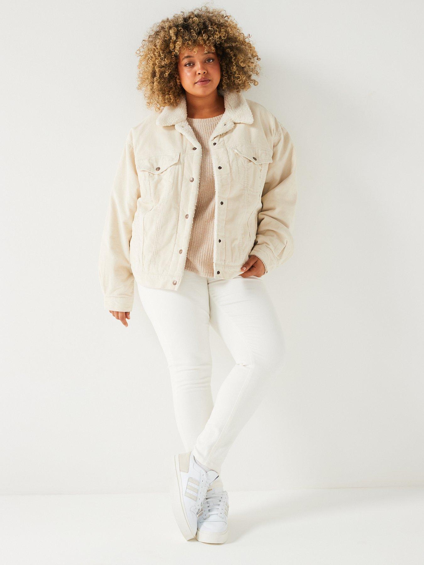 levis-plus-plus-90snbspsherpa-trucker-jacket-almond-milkback