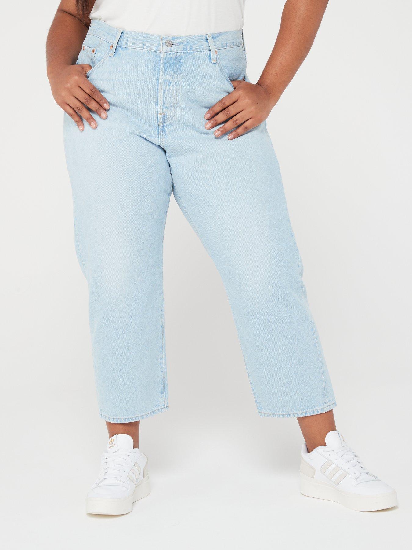 Levi's Women's High Waisted Mom Jeans, (New) Light Indigo