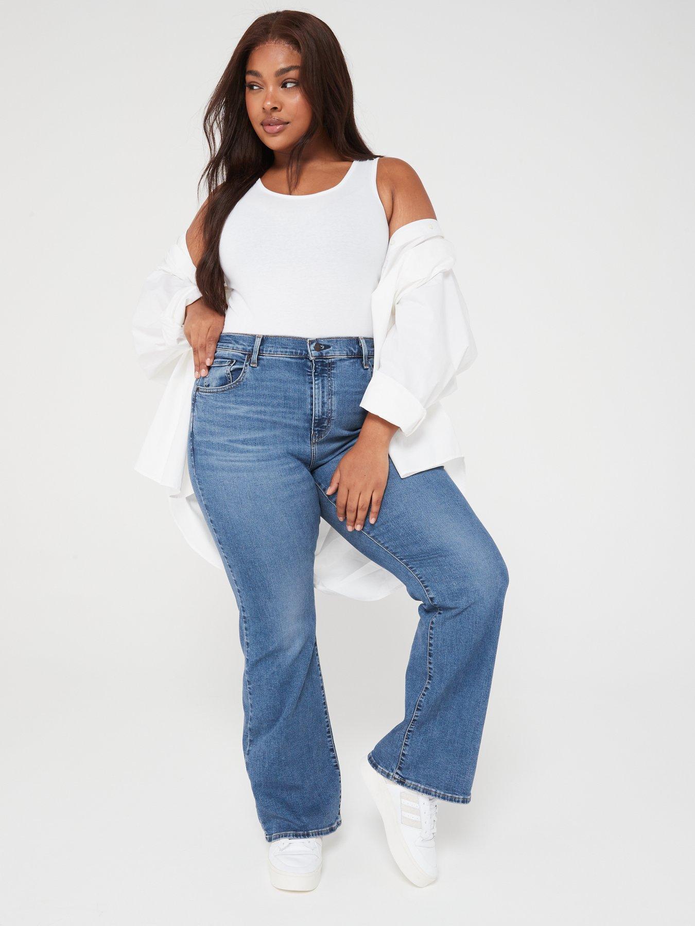 726™ High Rise Flare Jeans (plus Size) - Blue