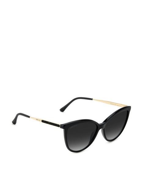 jimmy-choo-belinda-glitter-detail-sunglasses-black