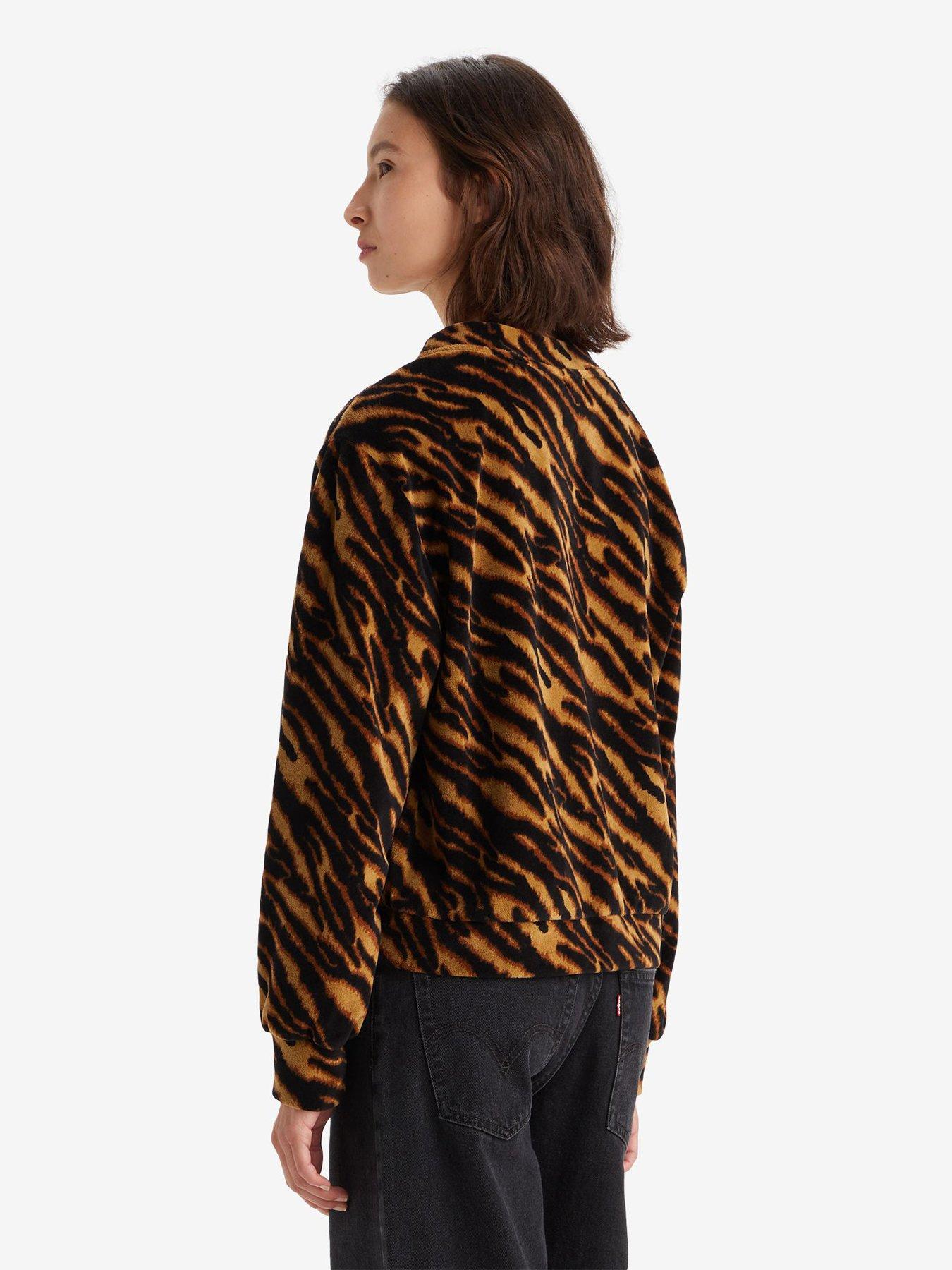 Image 2 of 4 of Levi's Half Moon Pull Over Neutrals - Tiger Ikat Dijon