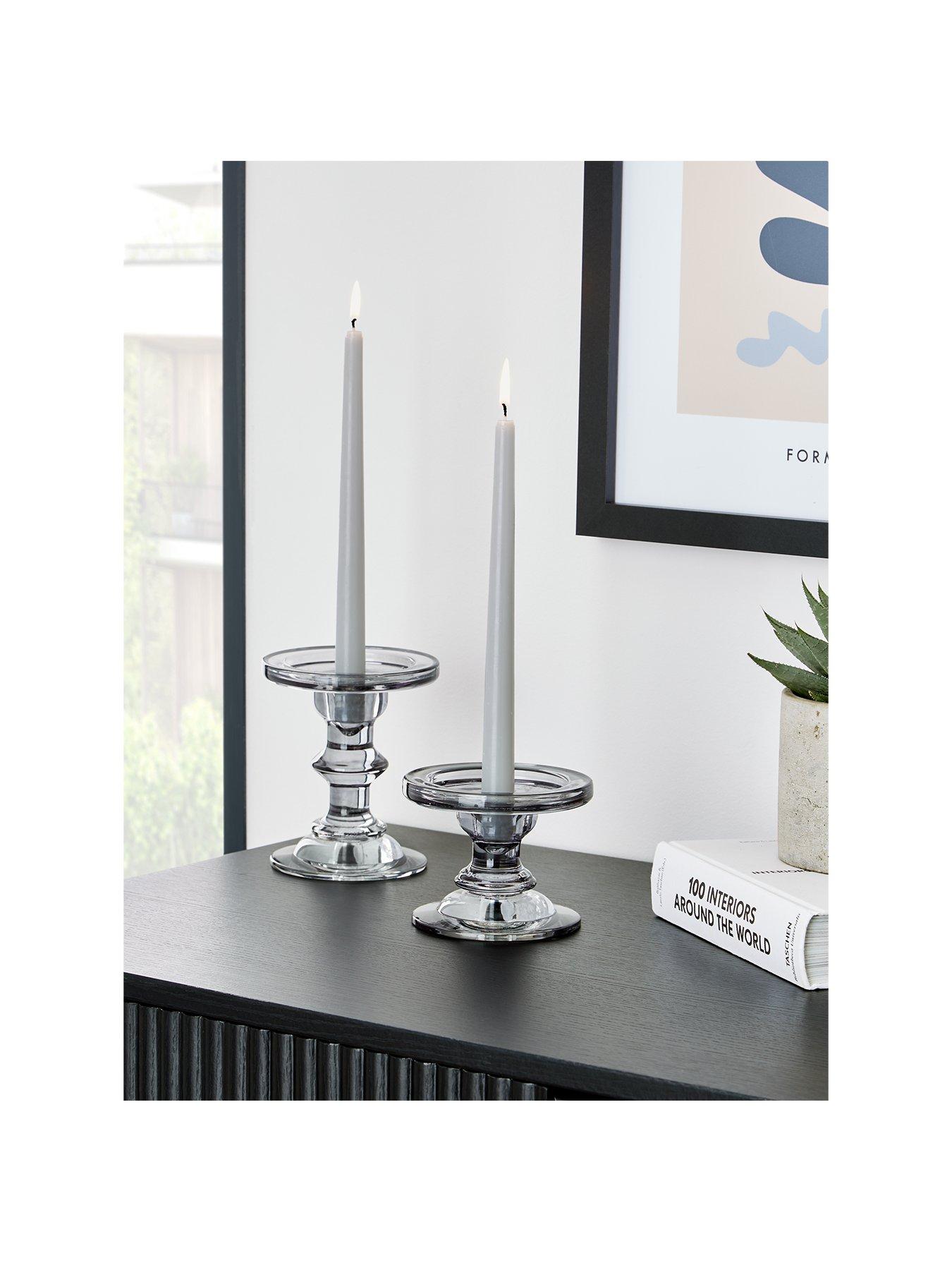 very-home-nbspsmoked-glass-candle-holders