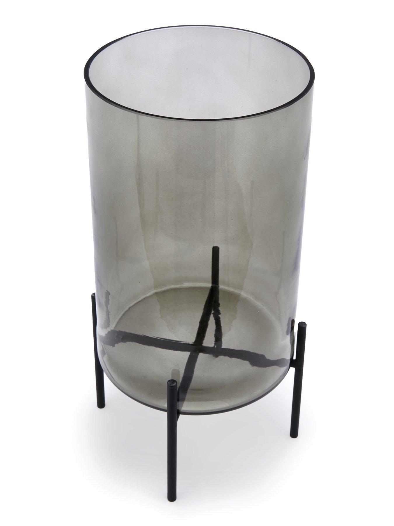 very-home-cylinder-glass-vase-with-metal-standoutfit