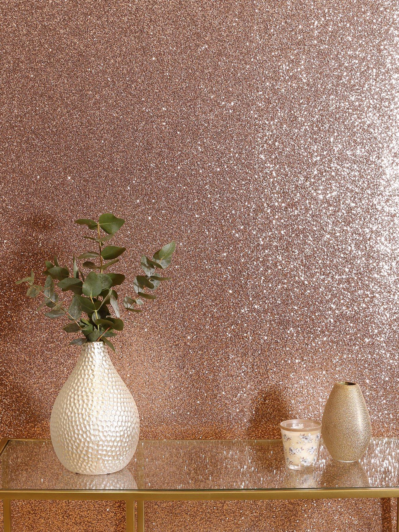 arthouse-arthouse-sequin-sparkle-rose-gold-wallpaper