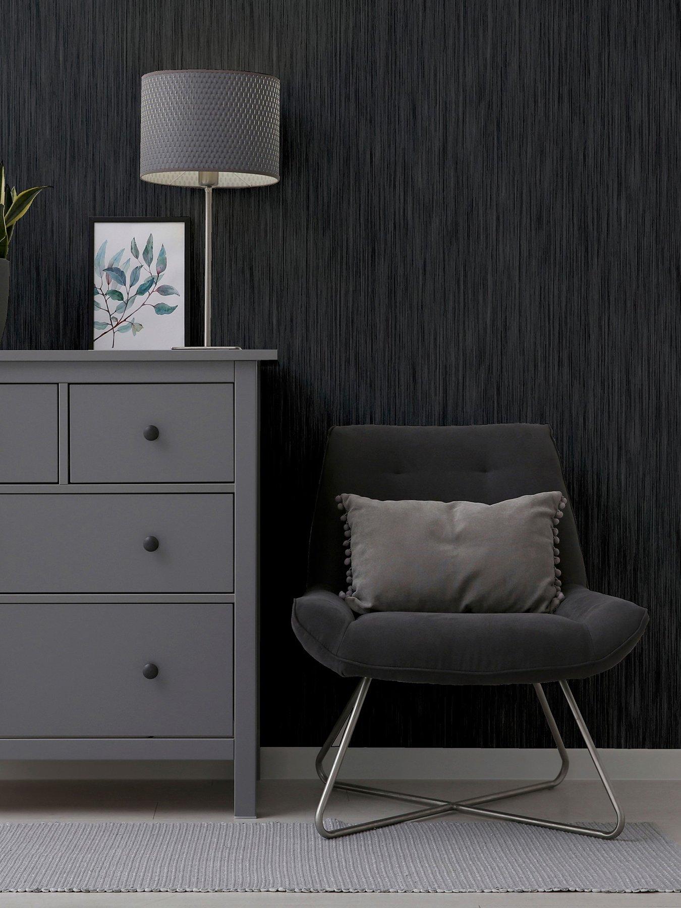 Image 1 of 6 of ARTHOUSE Stardust Black Wallpaper