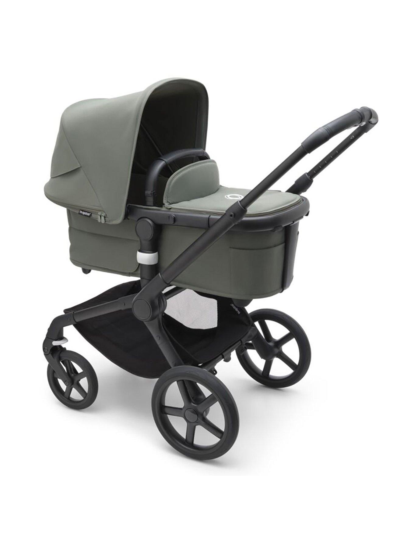 Image 3 of 7 of Bugaboo Fox 5 Complete Stroller - Black/Forest Green/Forest Green