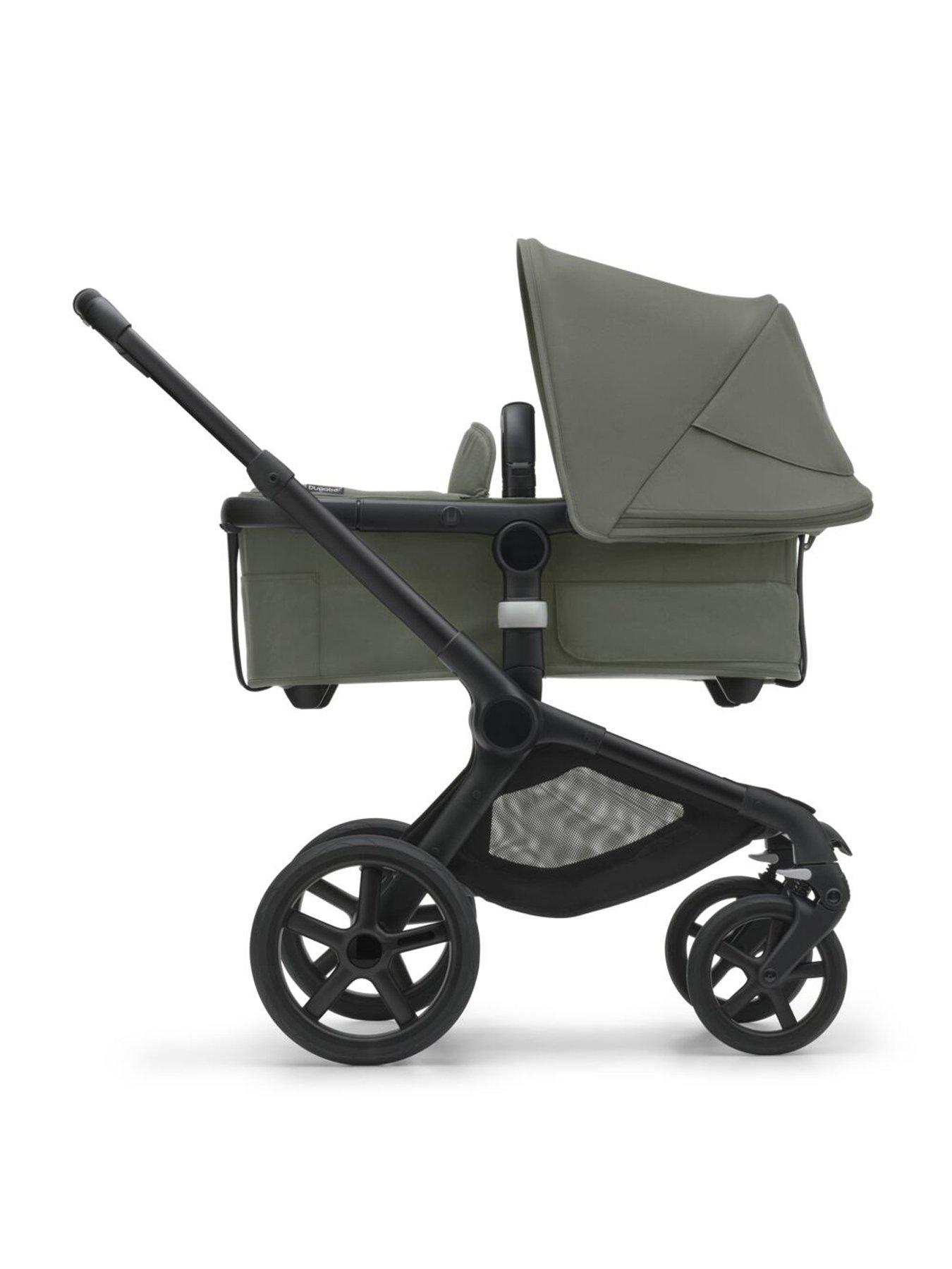 Image 5 of 7 of Bugaboo Fox 5 Complete Stroller - Black/Forest Green/Forest Green