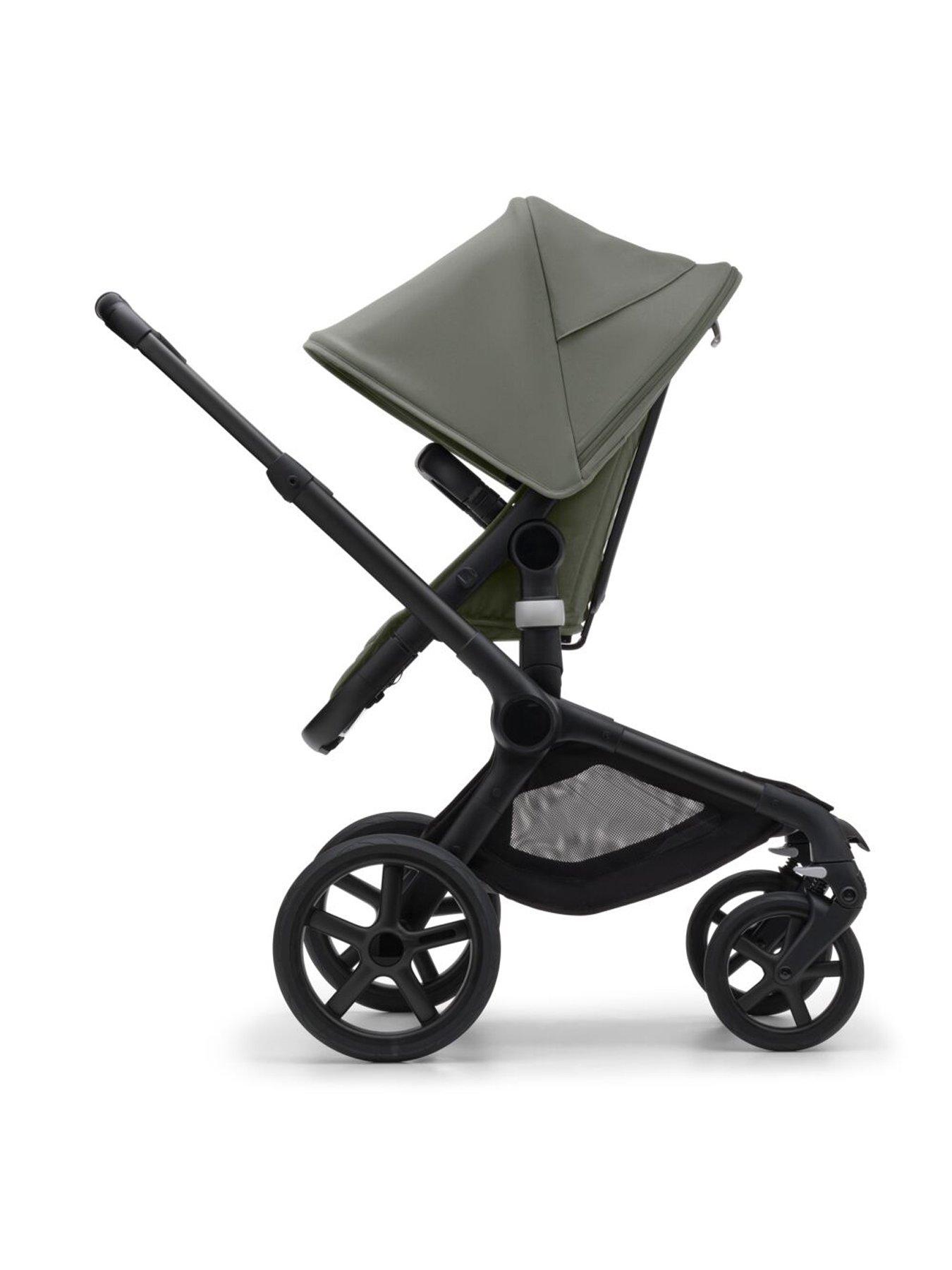 Image 6 of 7 of Bugaboo Fox 5 Complete Stroller - Black/Forest Green/Forest Green