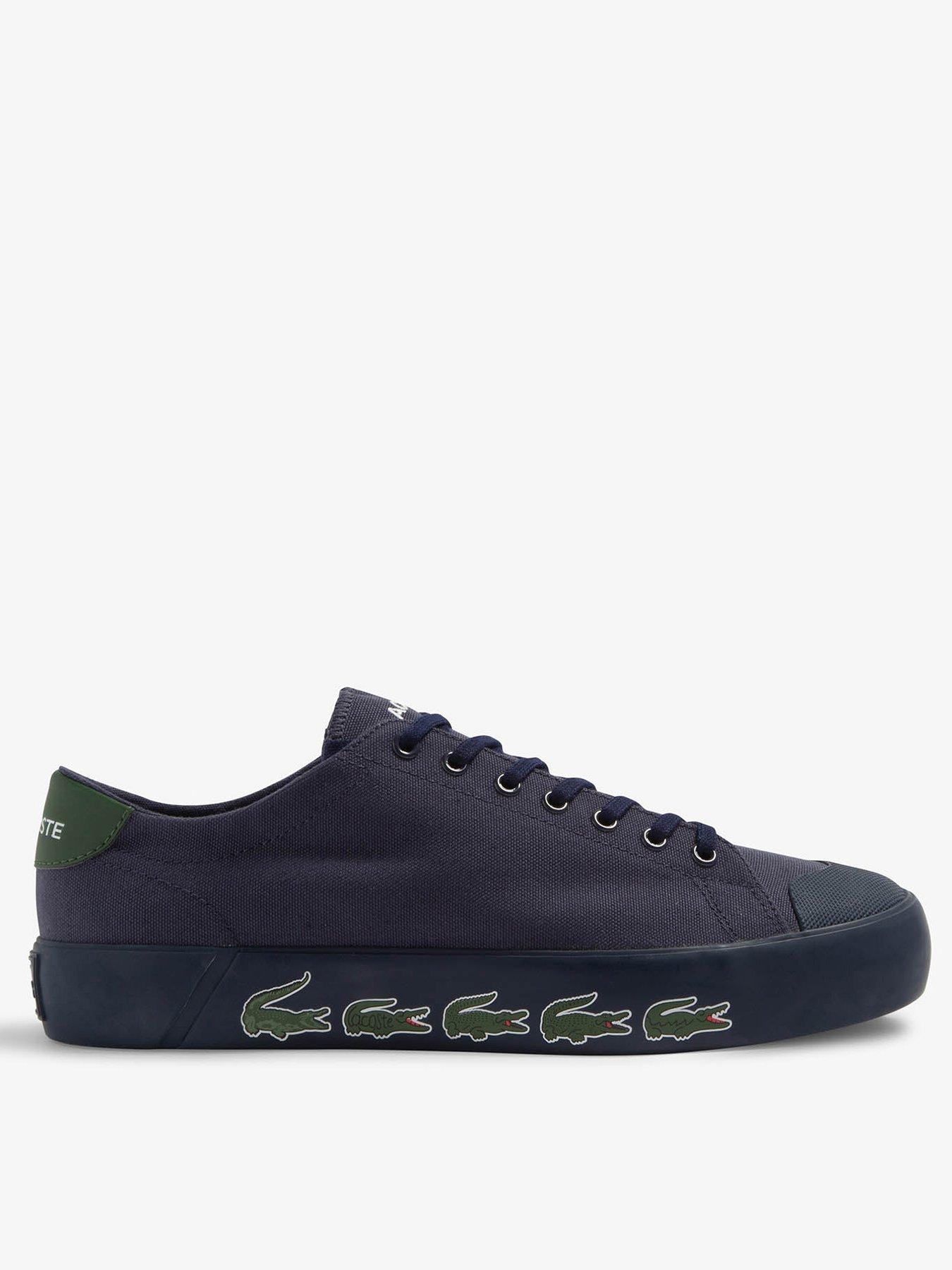 Lacoste hotsell navy trainers