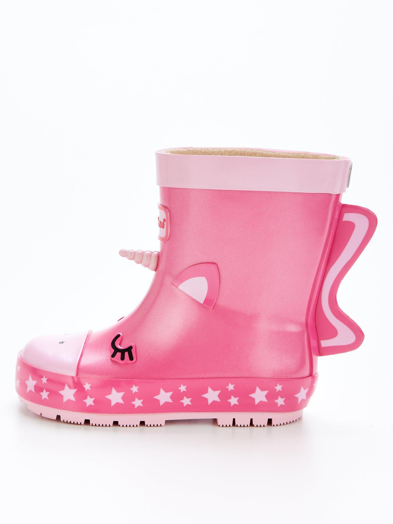 Pink hot sale baby wellies