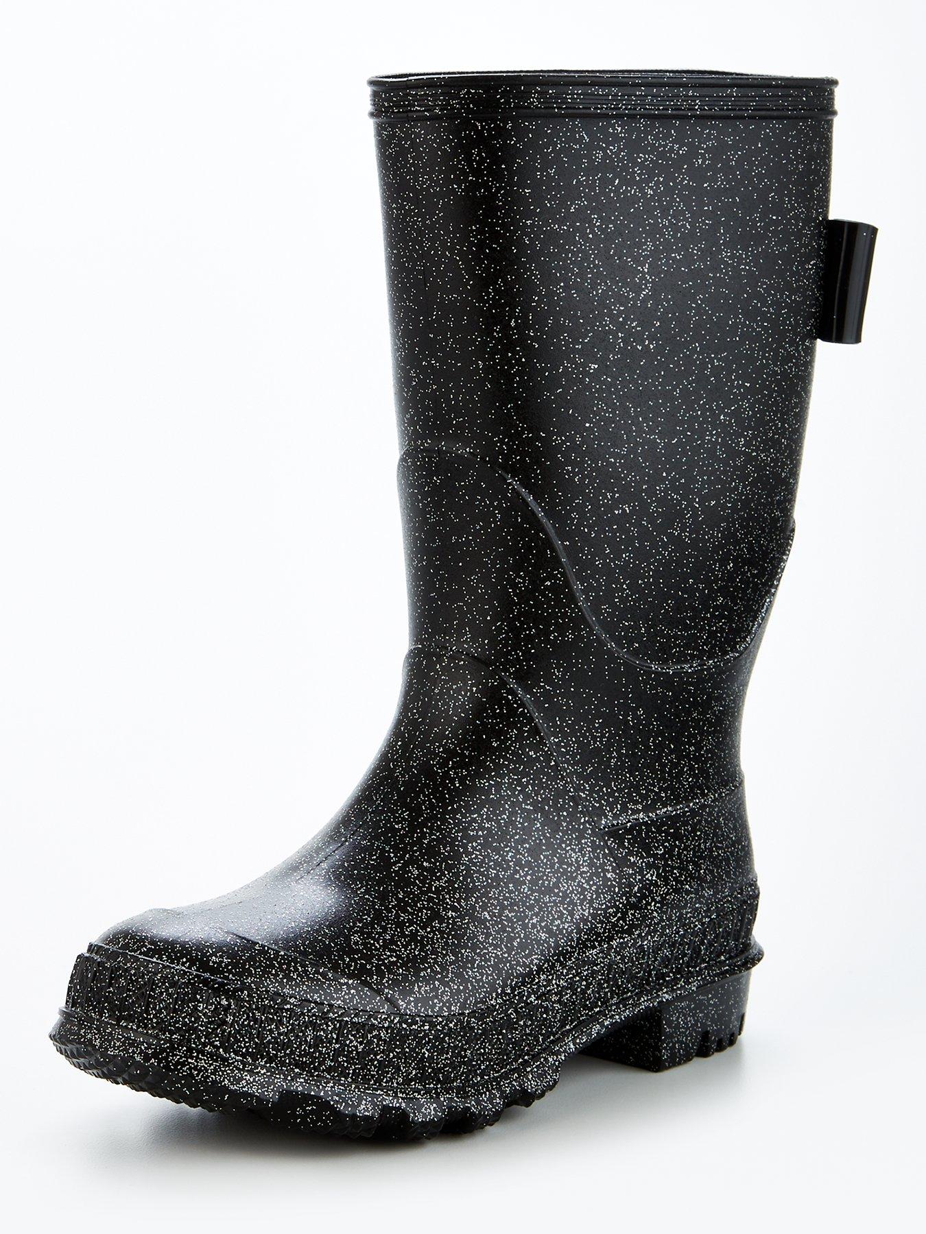 everyday-girls-glitter-wellies-blackstillFront