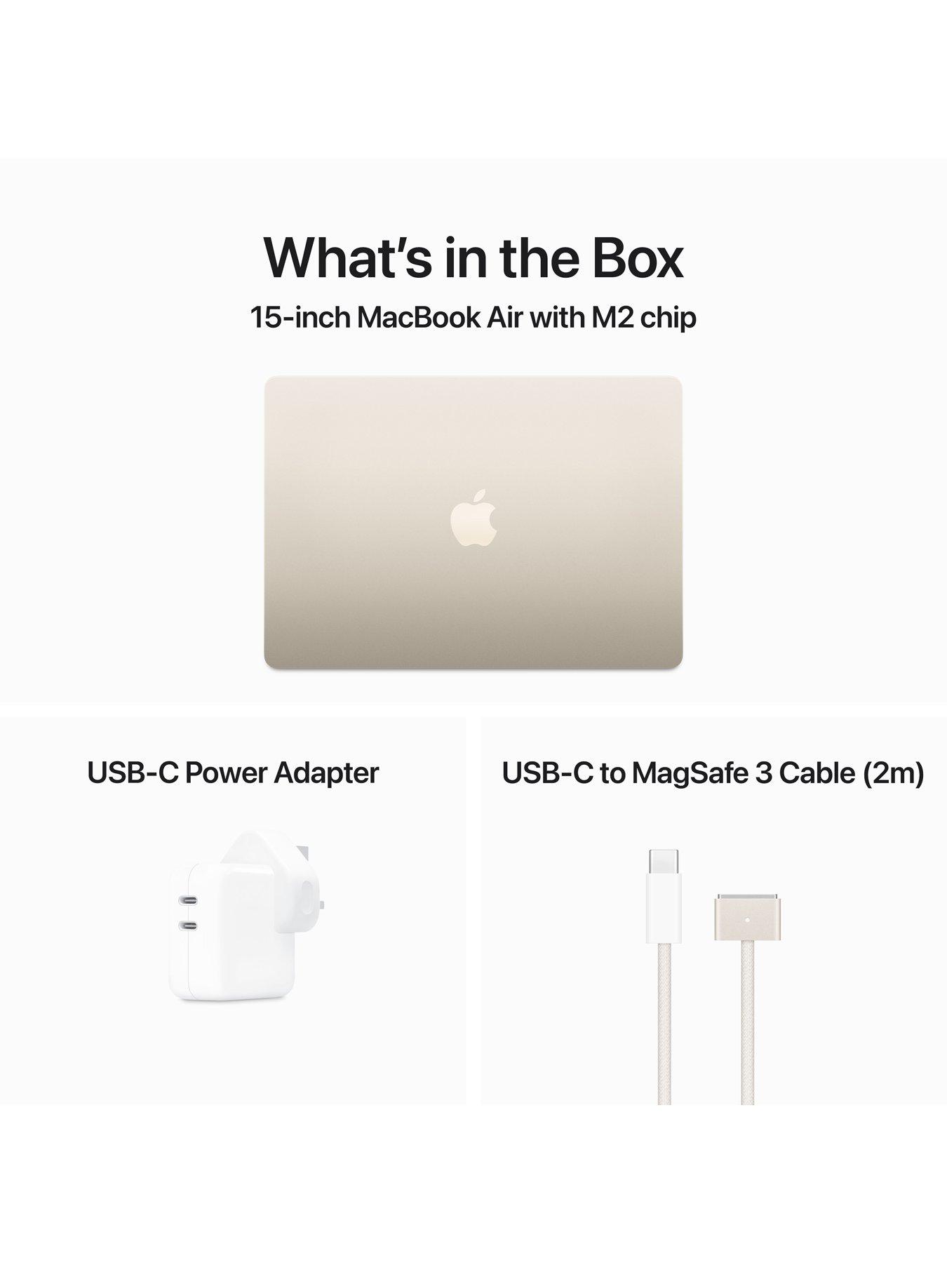 Image 7 of 8 of Apple MacBook Air&nbsp;(M2, 2023) 15-inch&nbsp;with 8-core CPU and 10-core GPU, 512GB - Starlight