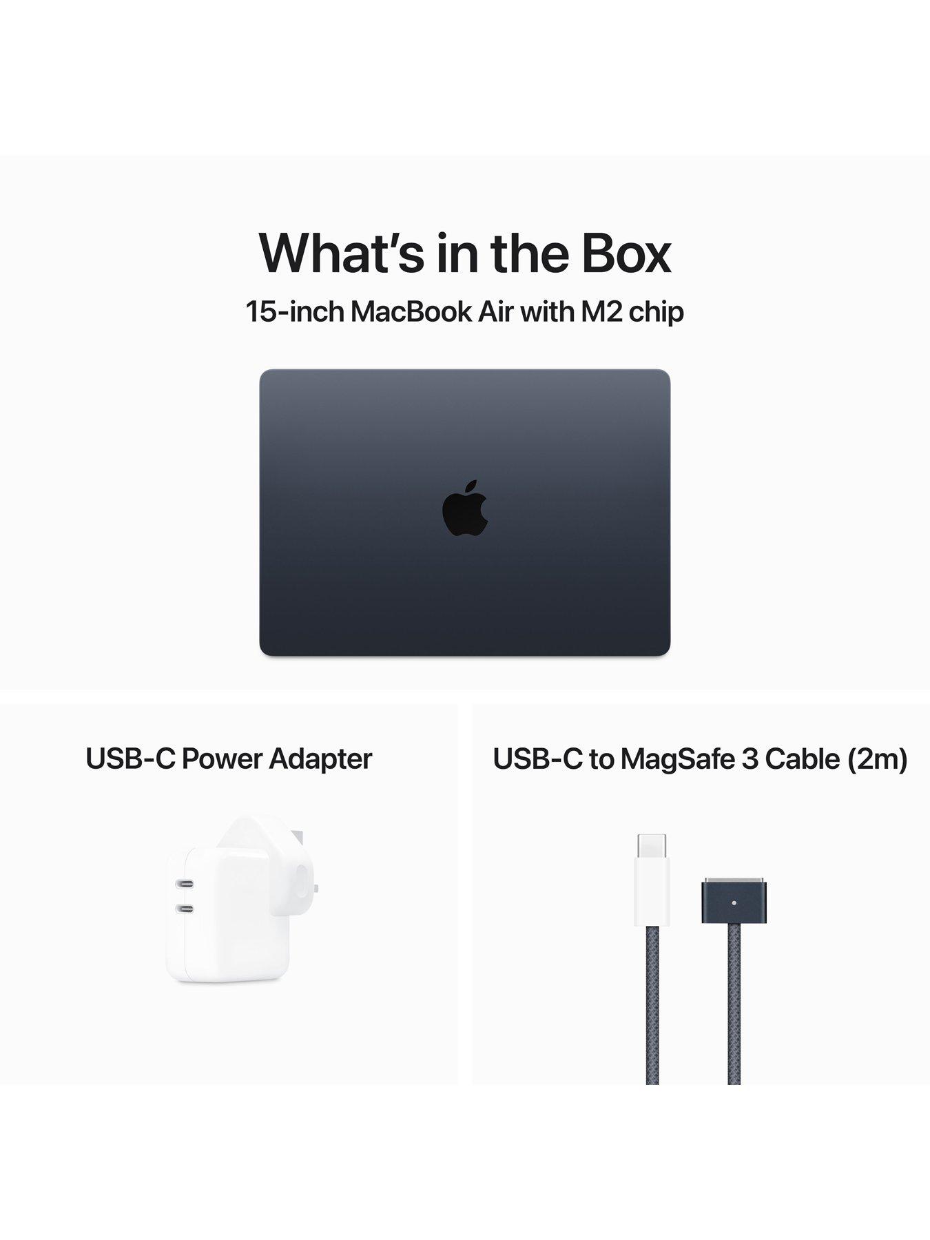 Image 7 of 8 of Apple MacBook Air&nbsp;(M2, 2023) 15-inch&nbsp;with 8-core CPU and 10-core GPU, 256GB - Midnight