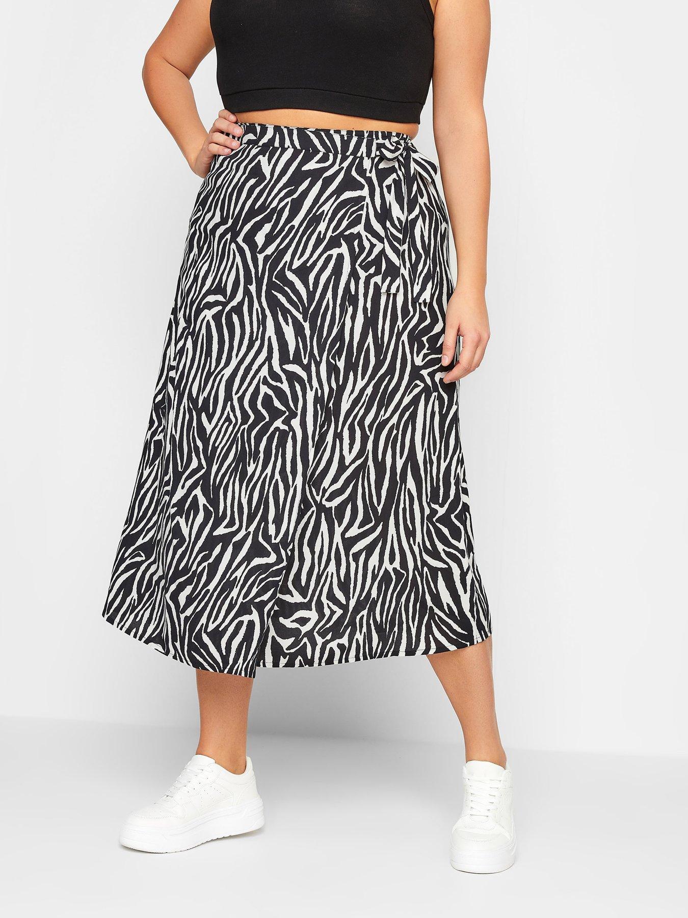 ひし型 PONTI ZEBRA JACQUARD LAYERED SKIRT - 通販 - www