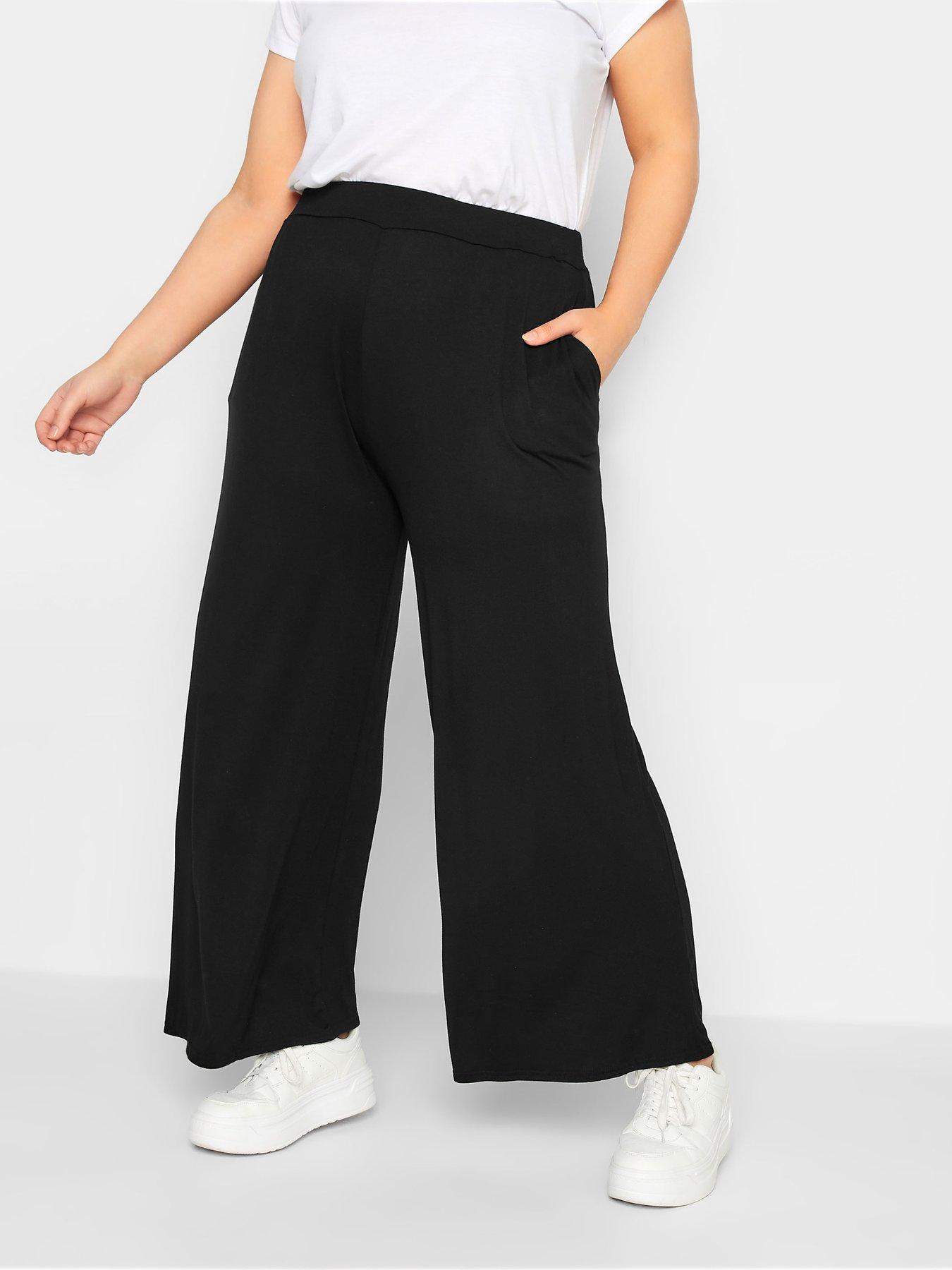 Yours Yours Wide Leg Trouser Black