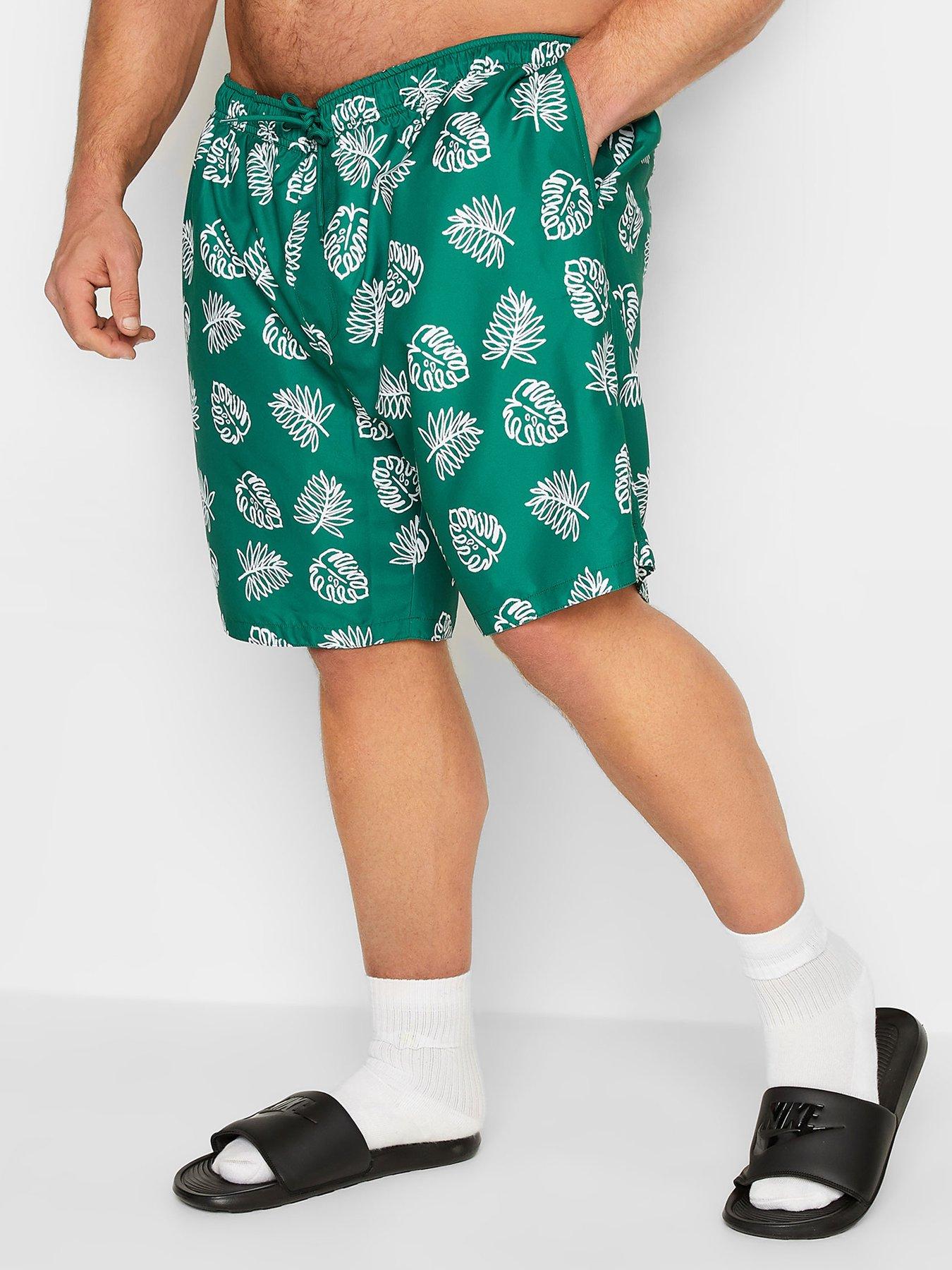 badrhino-leaf-swim-shortsnbsp--green