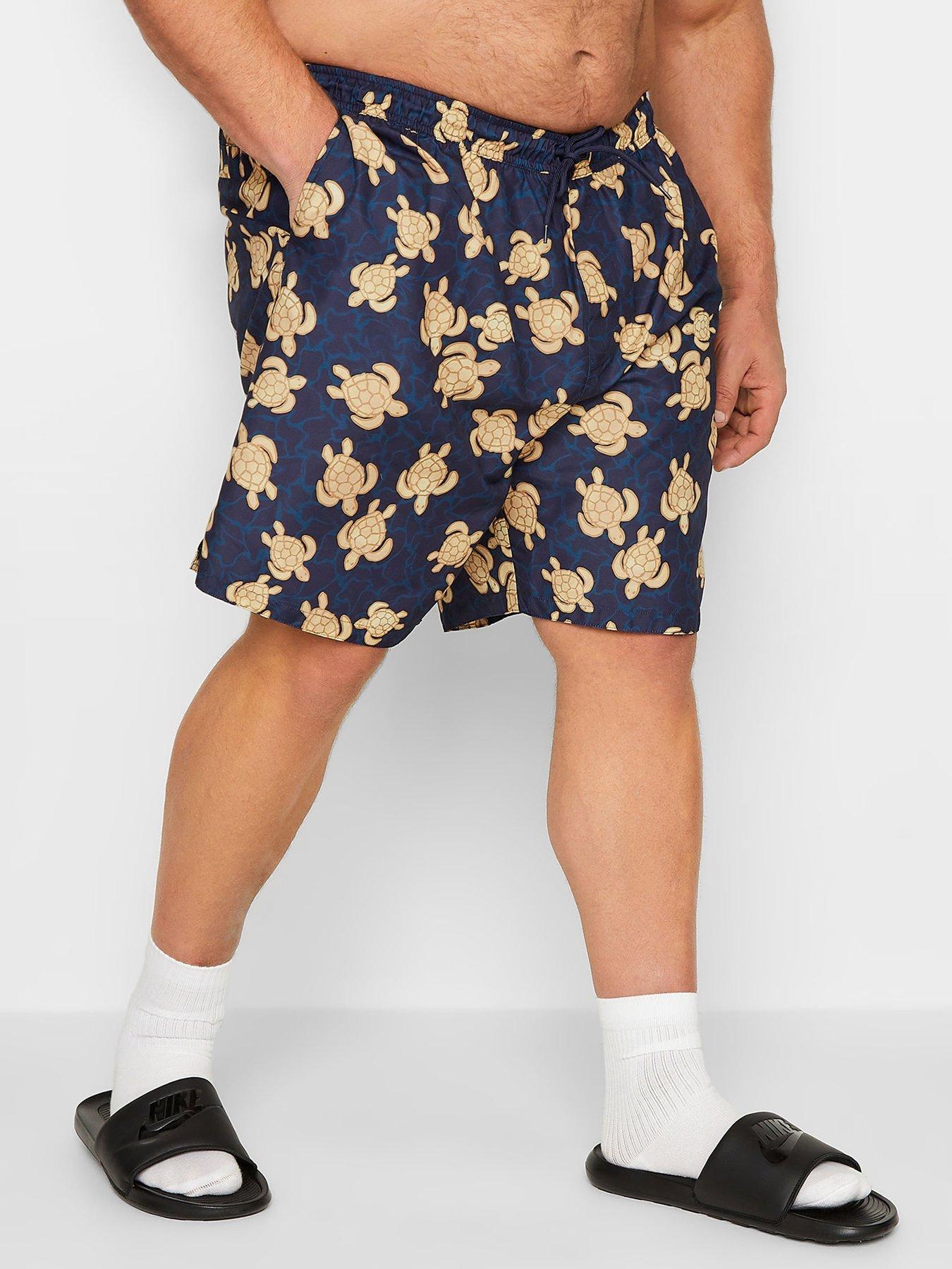 badrhino-turtle-swim-shorts-navygoldfront