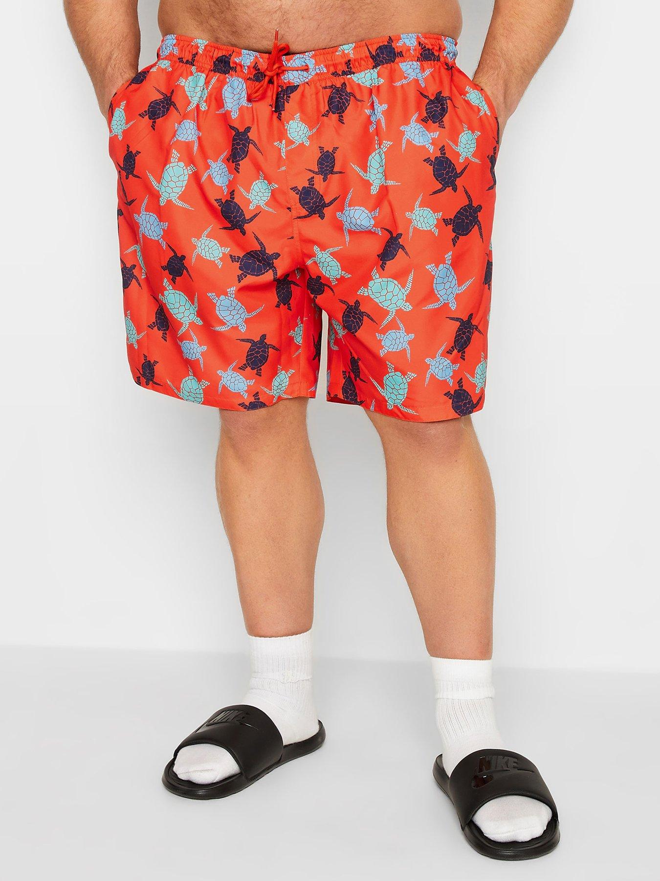undefined Turtle Swim Shorts - Red