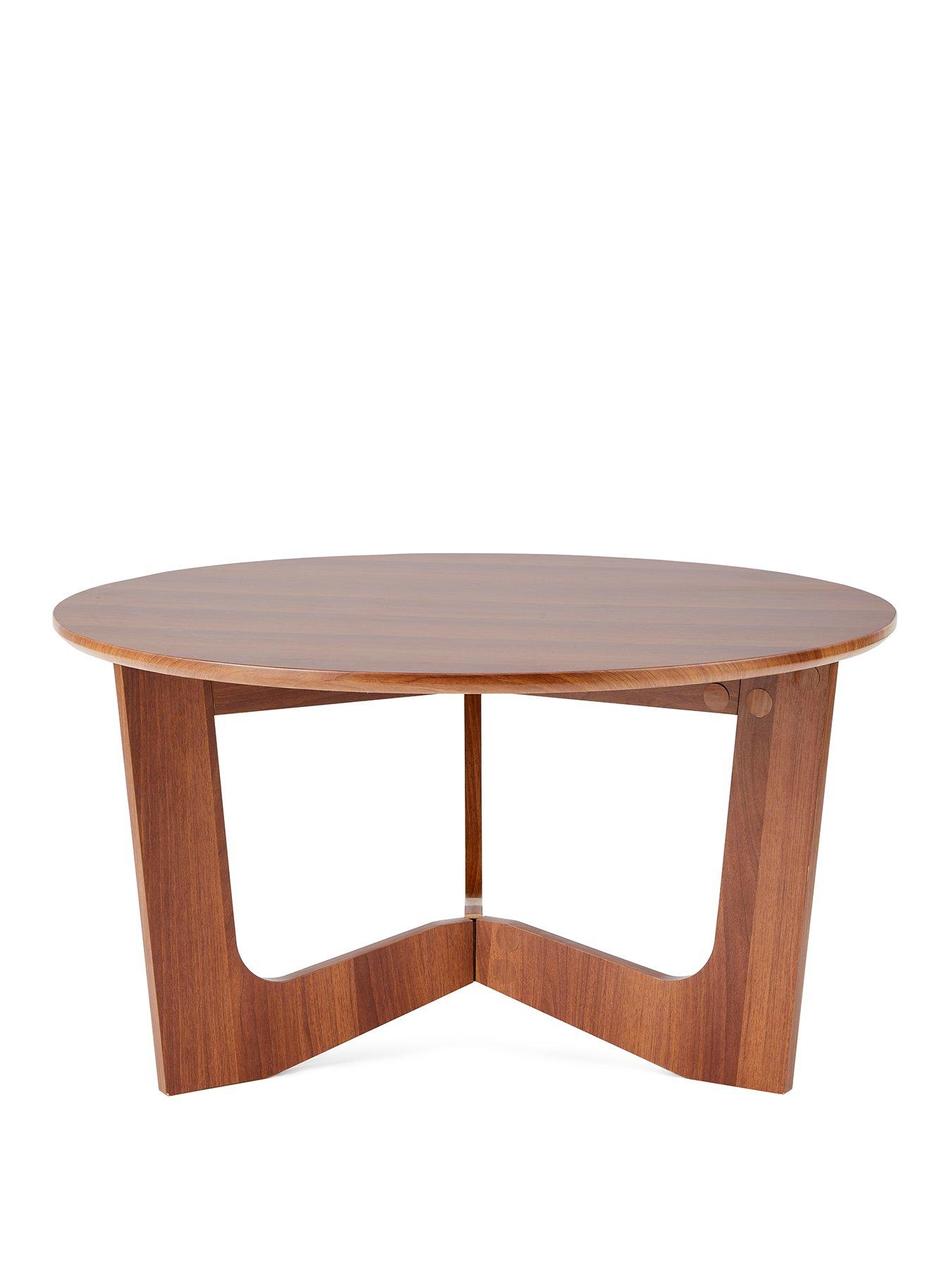 very-home-marcel-round-coffee-table-walnutstillFront