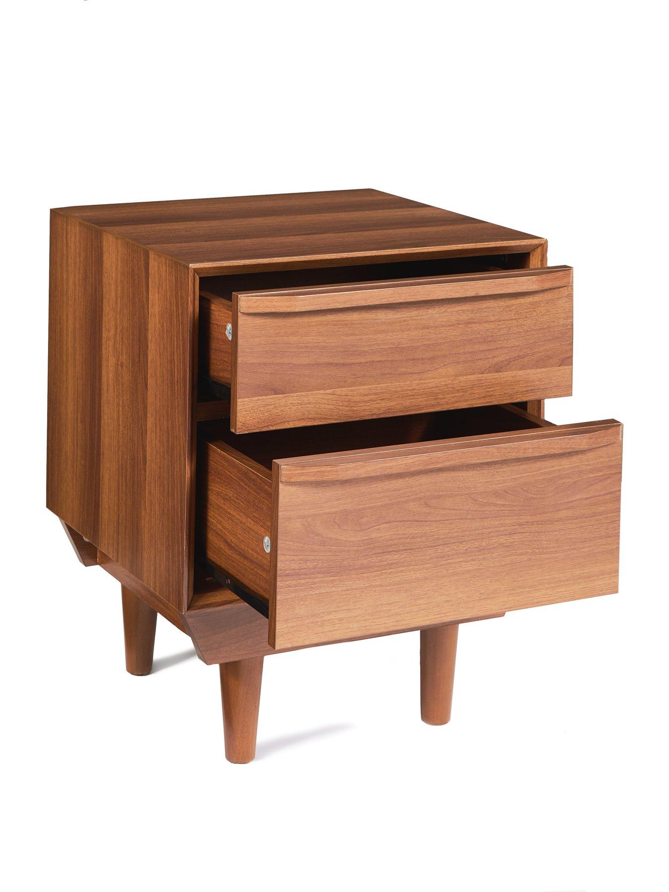 very-home-marcel-2-drawer-bedside-chest-walnutoutfit