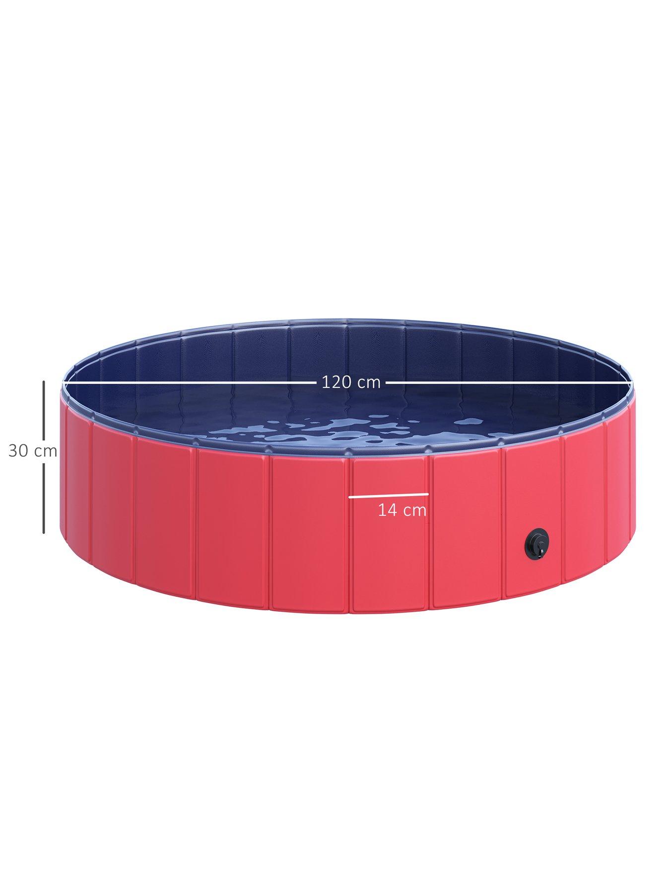 pawhut-foldablenbsppet-swimming-poolnbsp-nbspred-120cm-diameterback