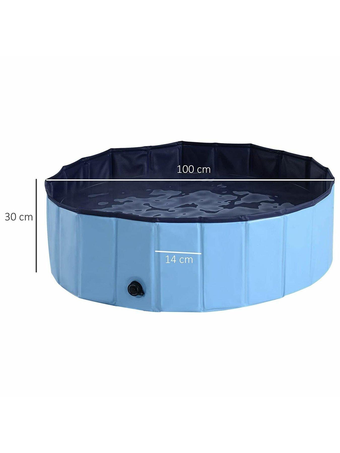 Image 3 of 7 of PawHut Pet Swimming Pool -&nbsp;Blue (100cm)