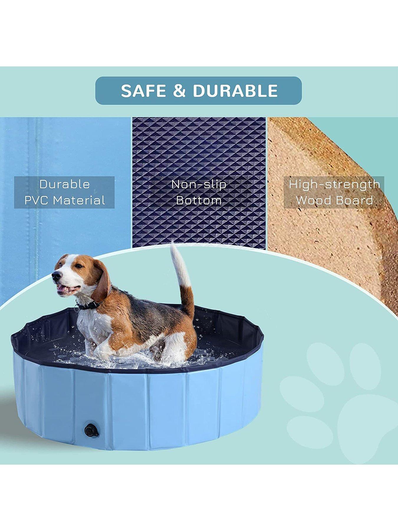 Image 4 of 7 of PawHut Pet Swimming Pool -&nbsp;Blue (100cm)
