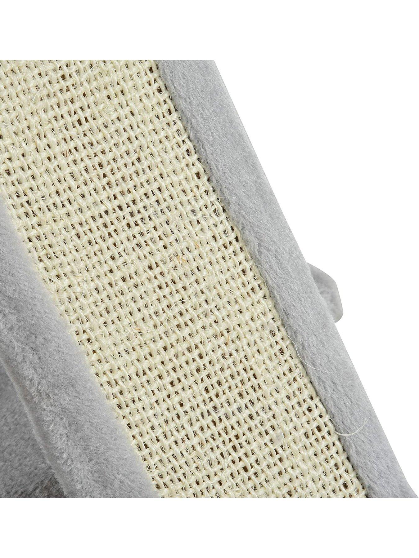 Image 7 of 7 of PawHut Cats 3-Tier Sisal Rope Leisure Tree -&nbsp;Light Grey