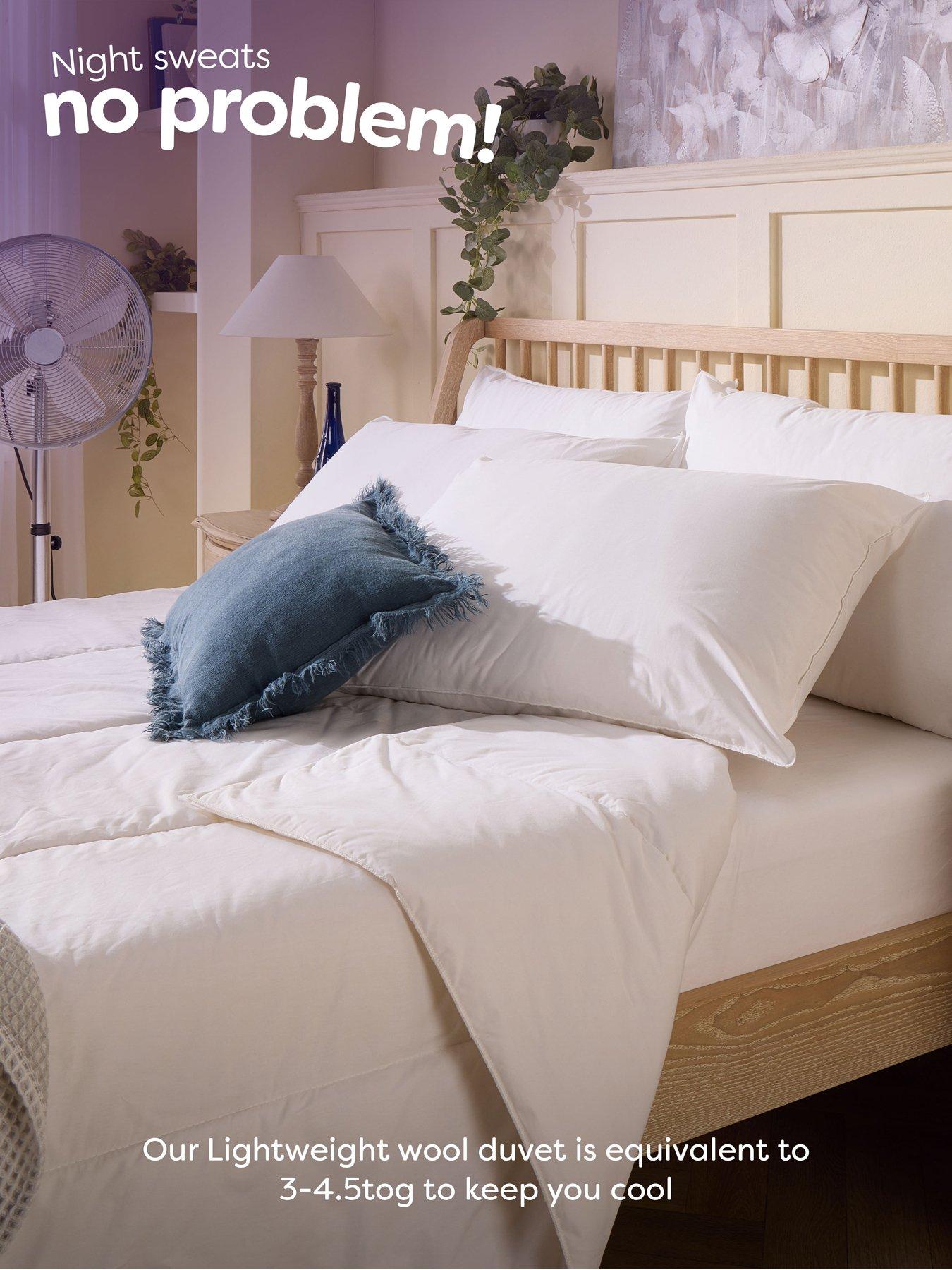 Image 4 of 7 of Slumberdown Wonderful Wool Lightweight 4.5 Tog Summer Duvet