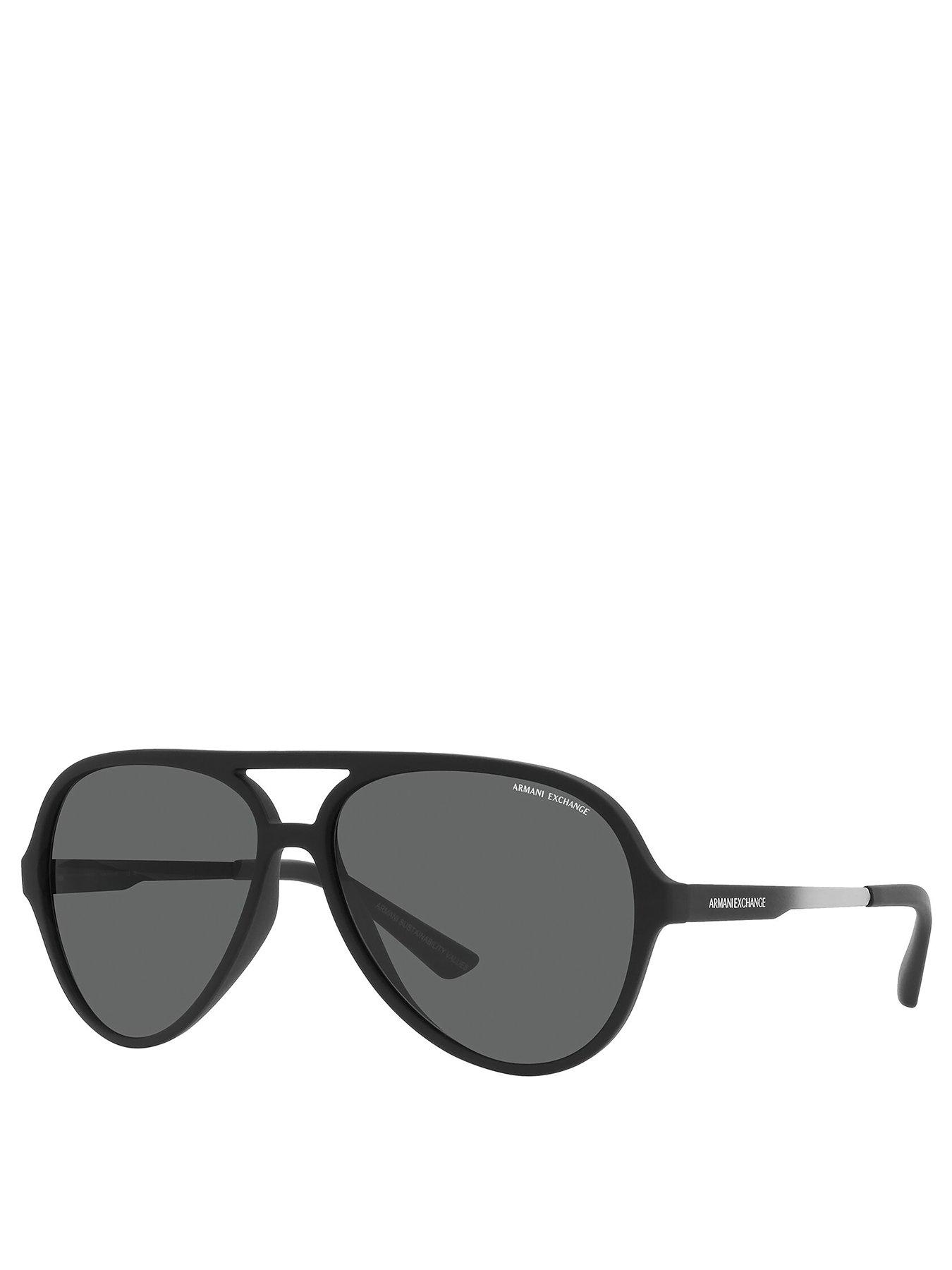 armani-exchange-armani-exchange-large-aviator-sunglasses-blackfront