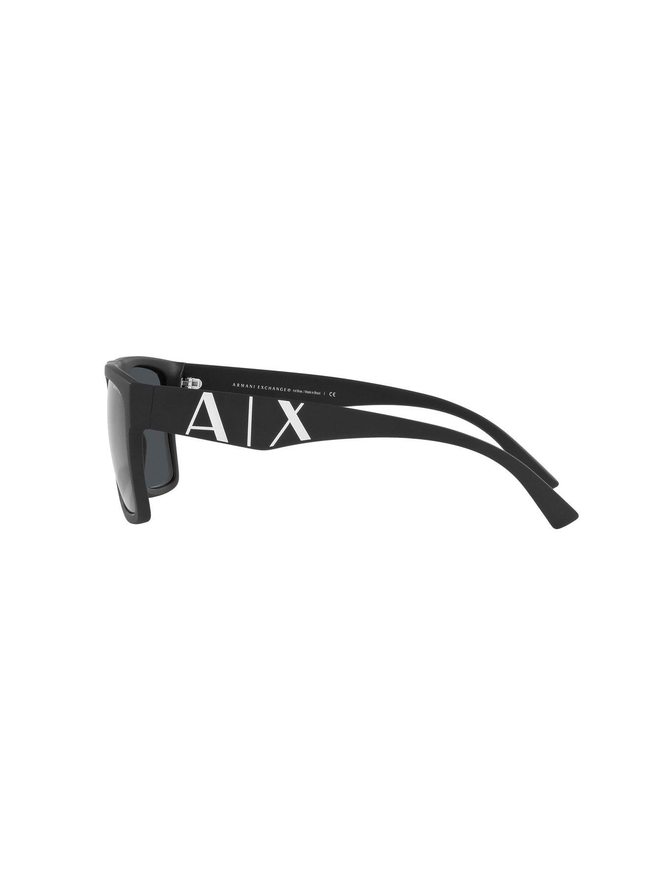 Image 2 of 4 of Armani Exchange Armani Exchange Square Sunglasses - Black