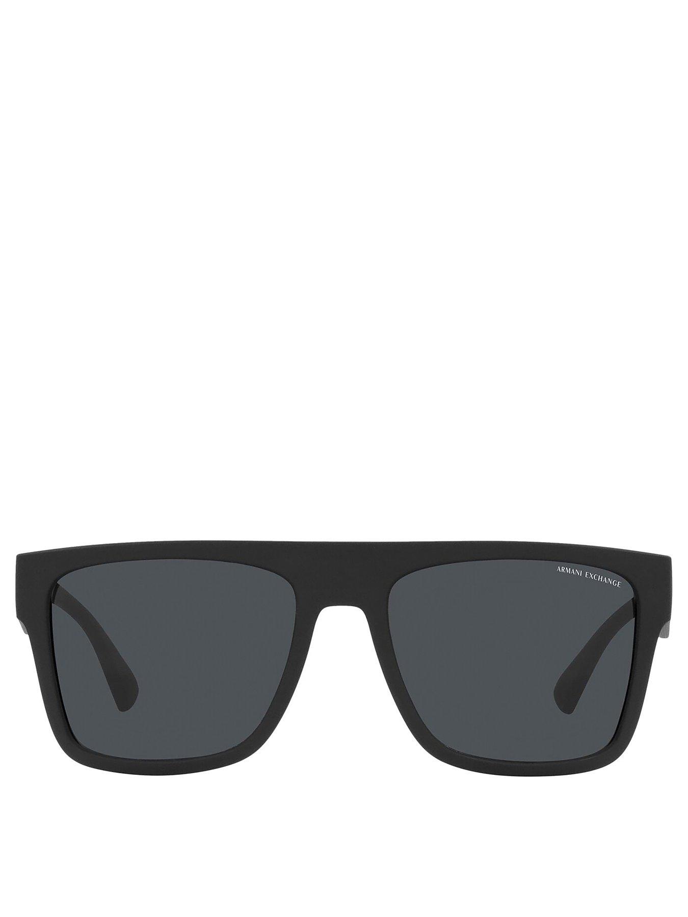 Image 3 of 4 of Armani Exchange Armani Exchange Square Sunglasses - Black