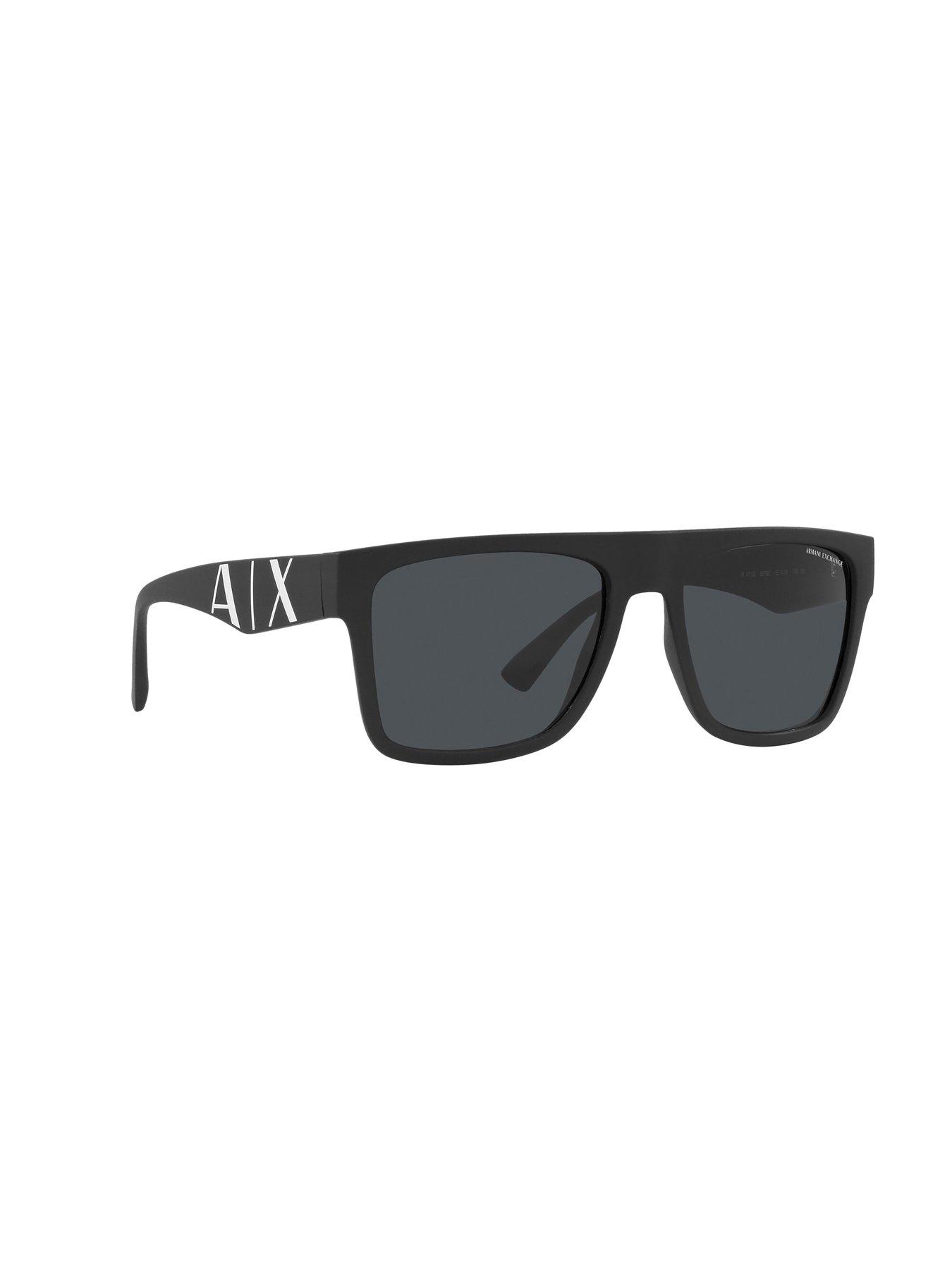 Image 4 of 4 of Armani Exchange Armani Exchange Square Sunglasses - Black