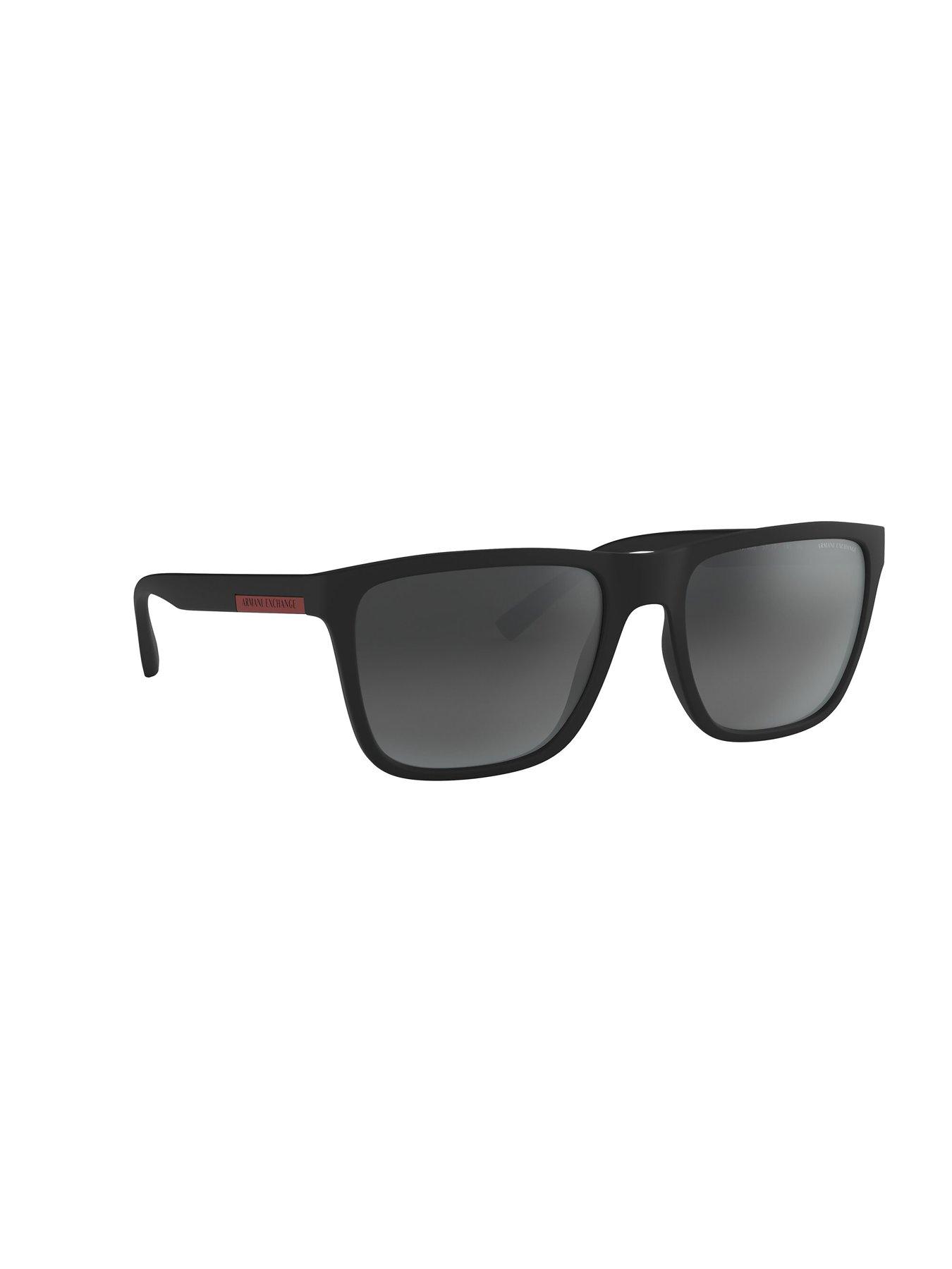 Image 4 of 4 of Armani Exchange Armani Exchange Square Sunglasses - Black