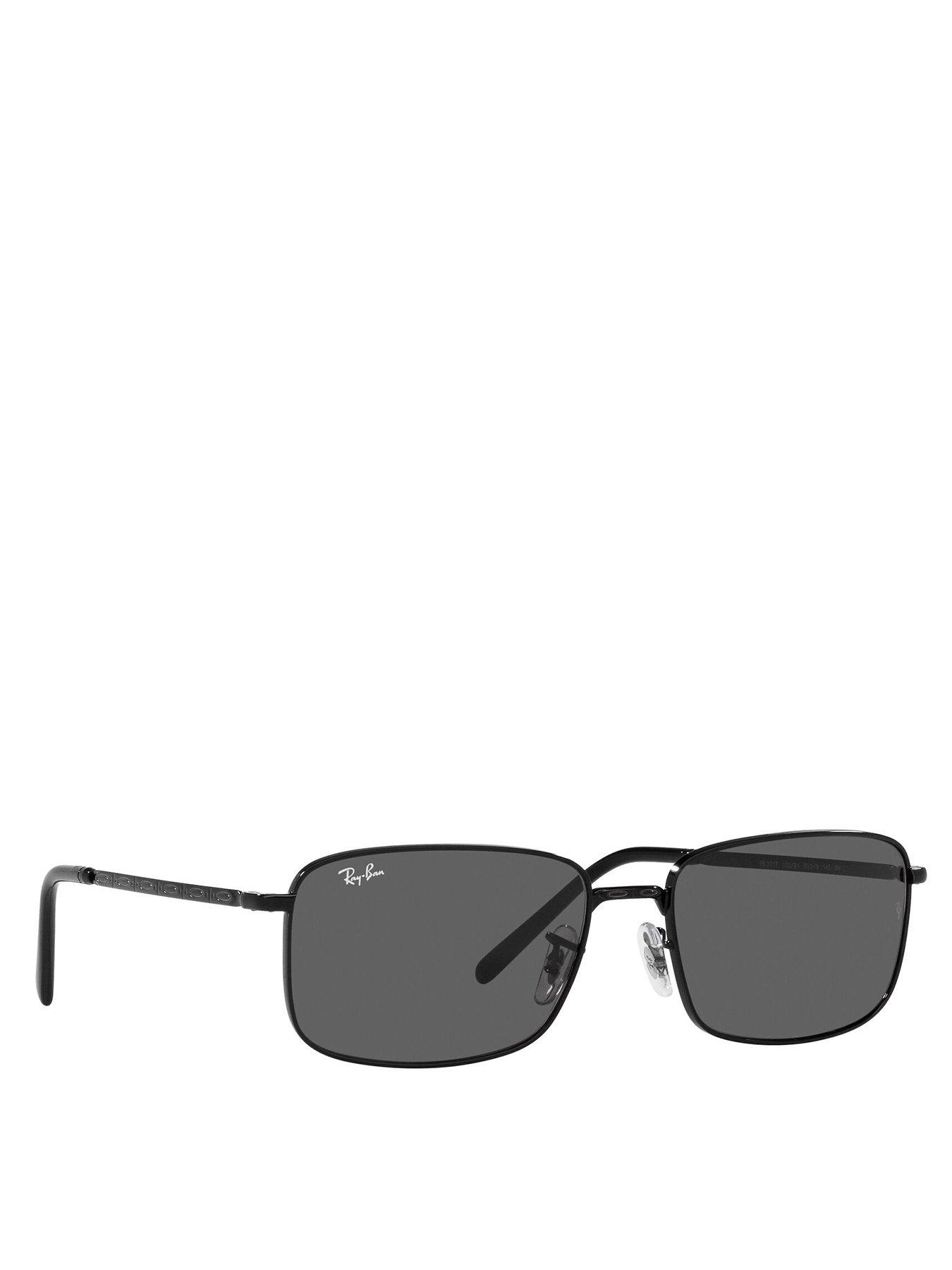 Ray ban black rectangle sunglasses online