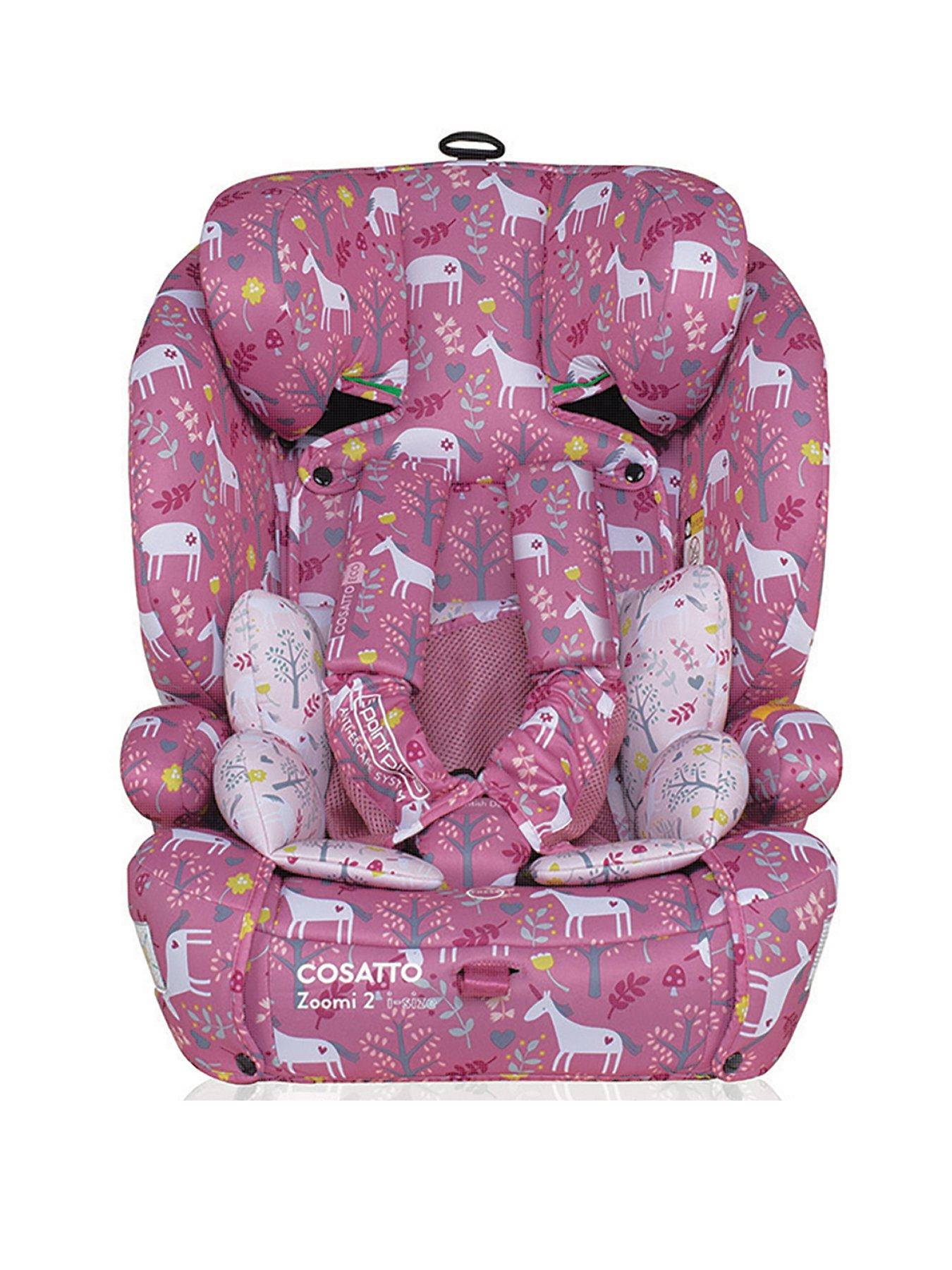 Image 1 of 7 of Cosatto Zoomi 2 i-Size Car Seat - Unicorn Garden - Multi