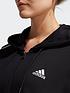 adidas-sportswear-womens-essentials-3-stripe-oversized-full-zip-hoodie-blackwhiteoutfit