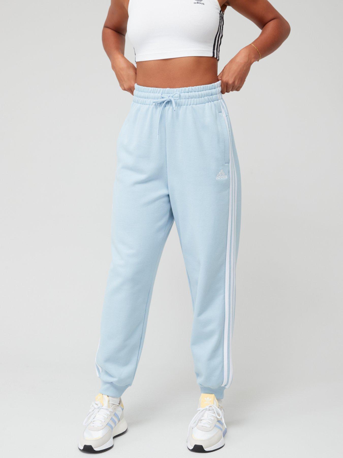 Light blue store adidas joggers