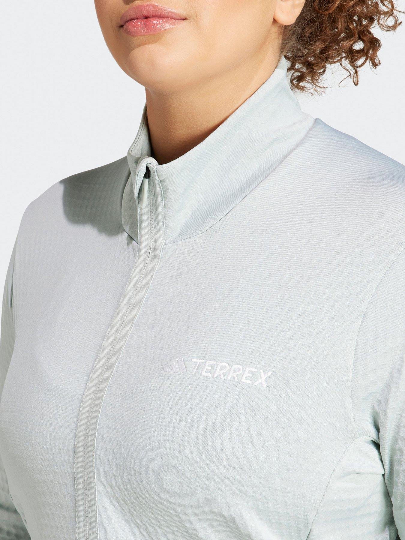 adidas-terrex-womens-polarfleece-full-zip-top-greenoutfit