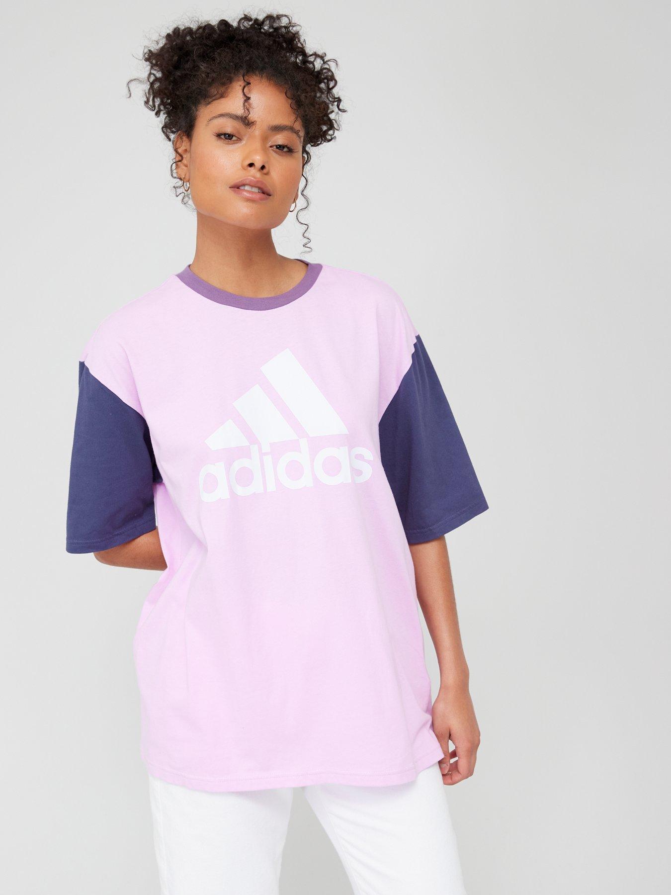 adidas essential crew light purple