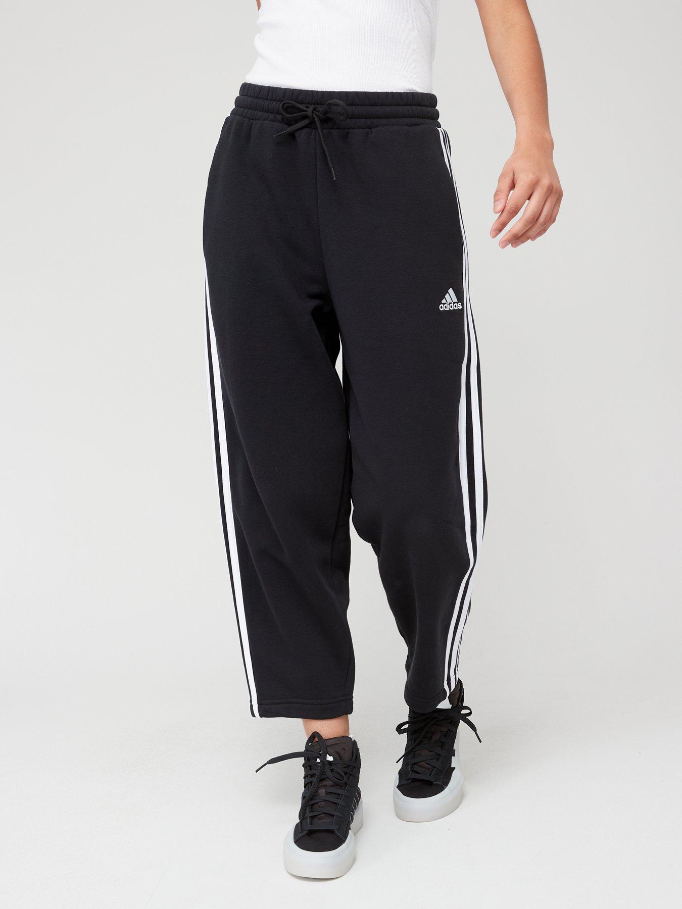  adidas Women's Essentials 3-Stripes Fleece Pants
