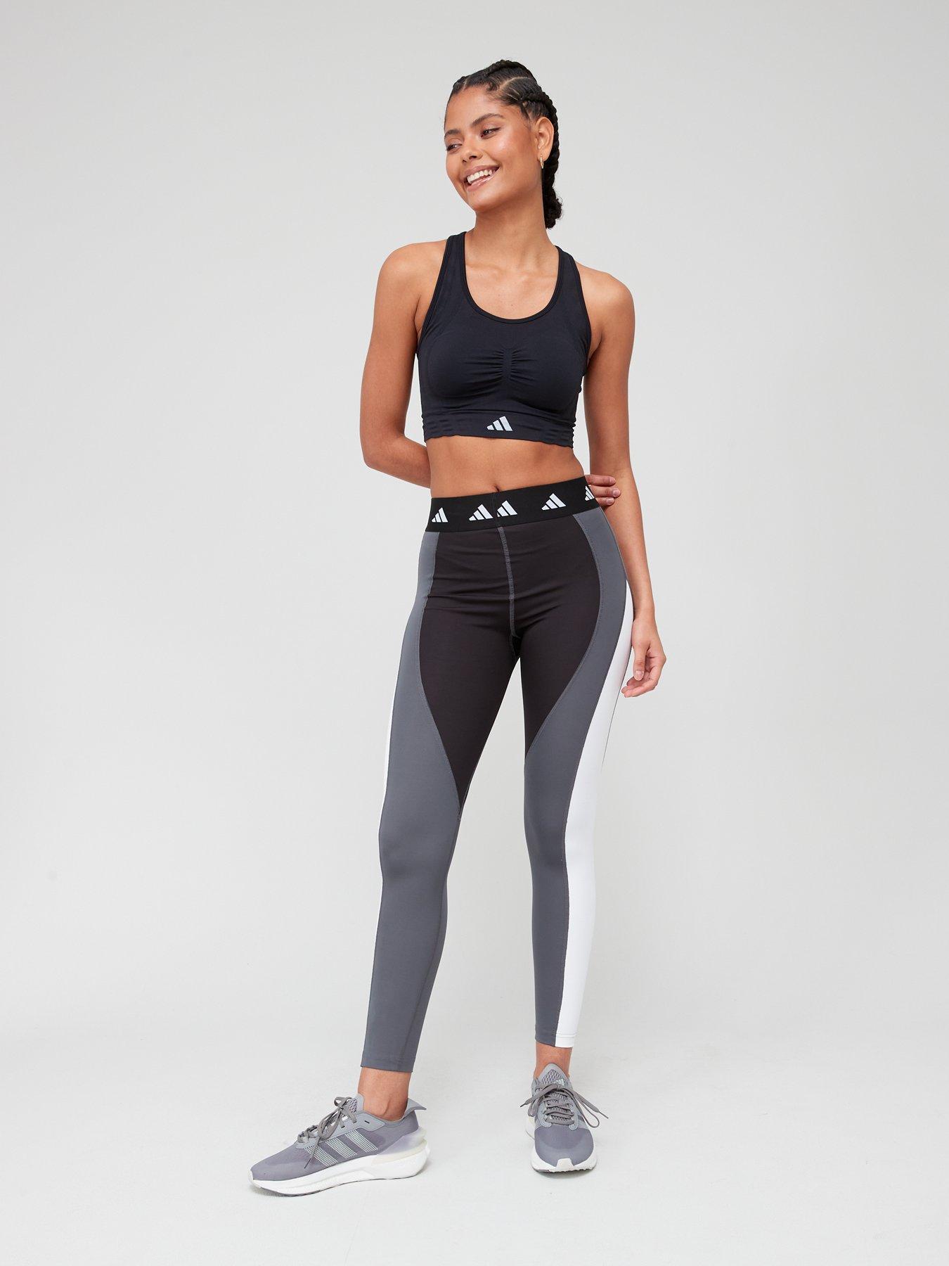 adidas Techfit Colorblock 7/8 Leggings - Black