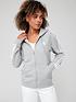 adidas-sportswear-essentials-3-stripes-french-terry-regular-full-zip-hoodie-greyfront