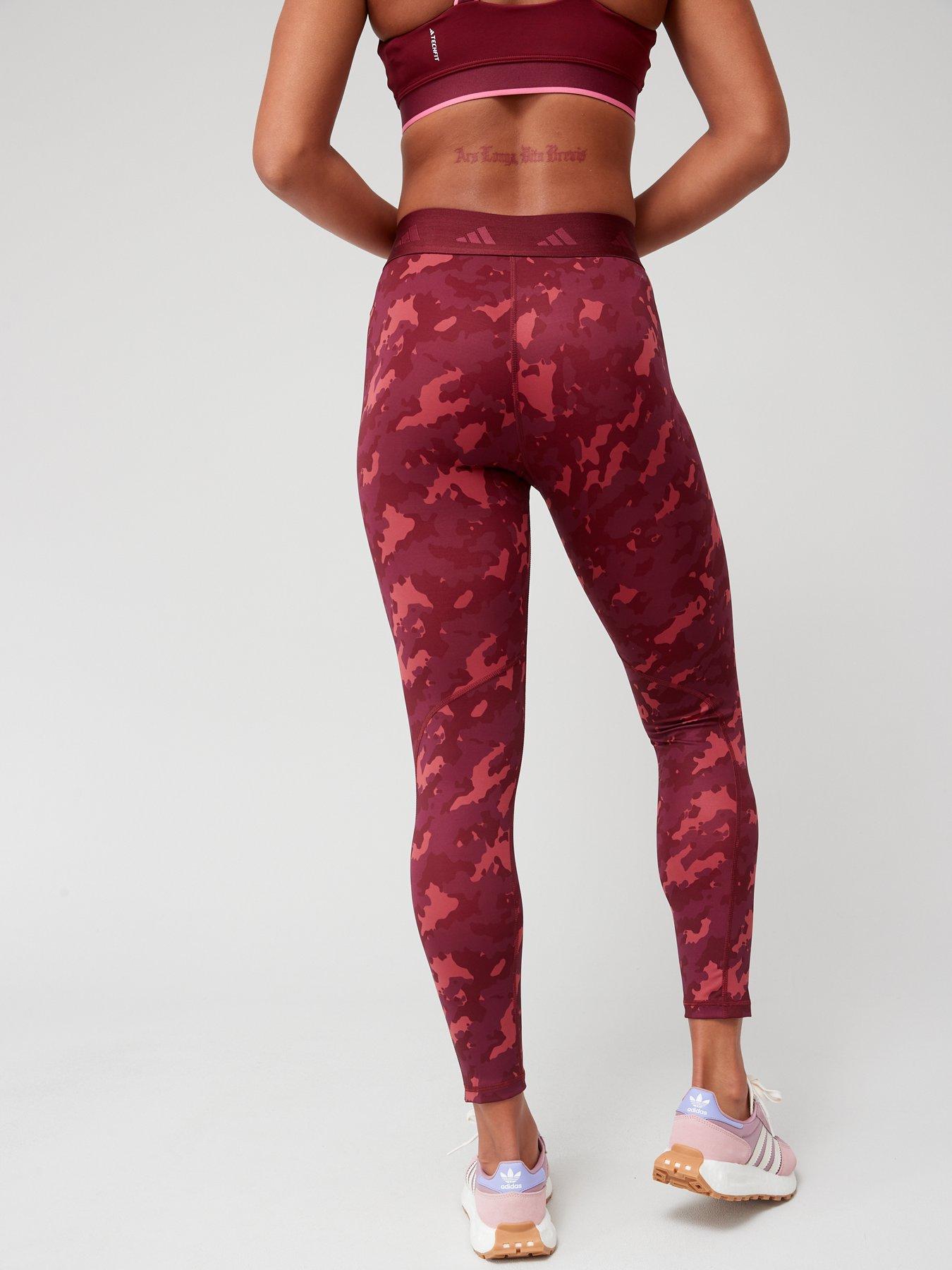 adidas-womens-performance-techfit-camo-78-leggings-redstillFront