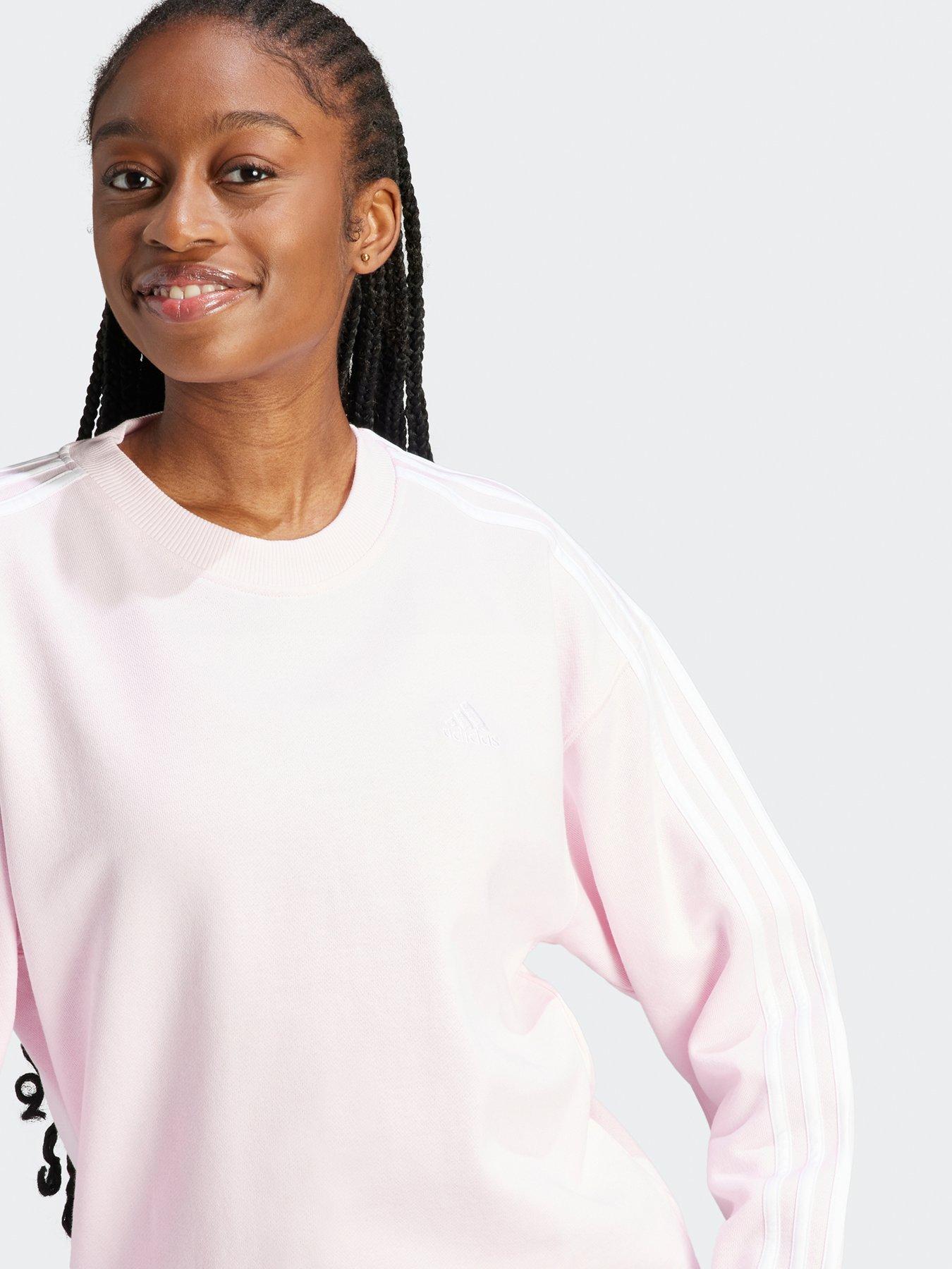 Buy adidas Pink Sportswear Essentials 3 Stripes High Waisted