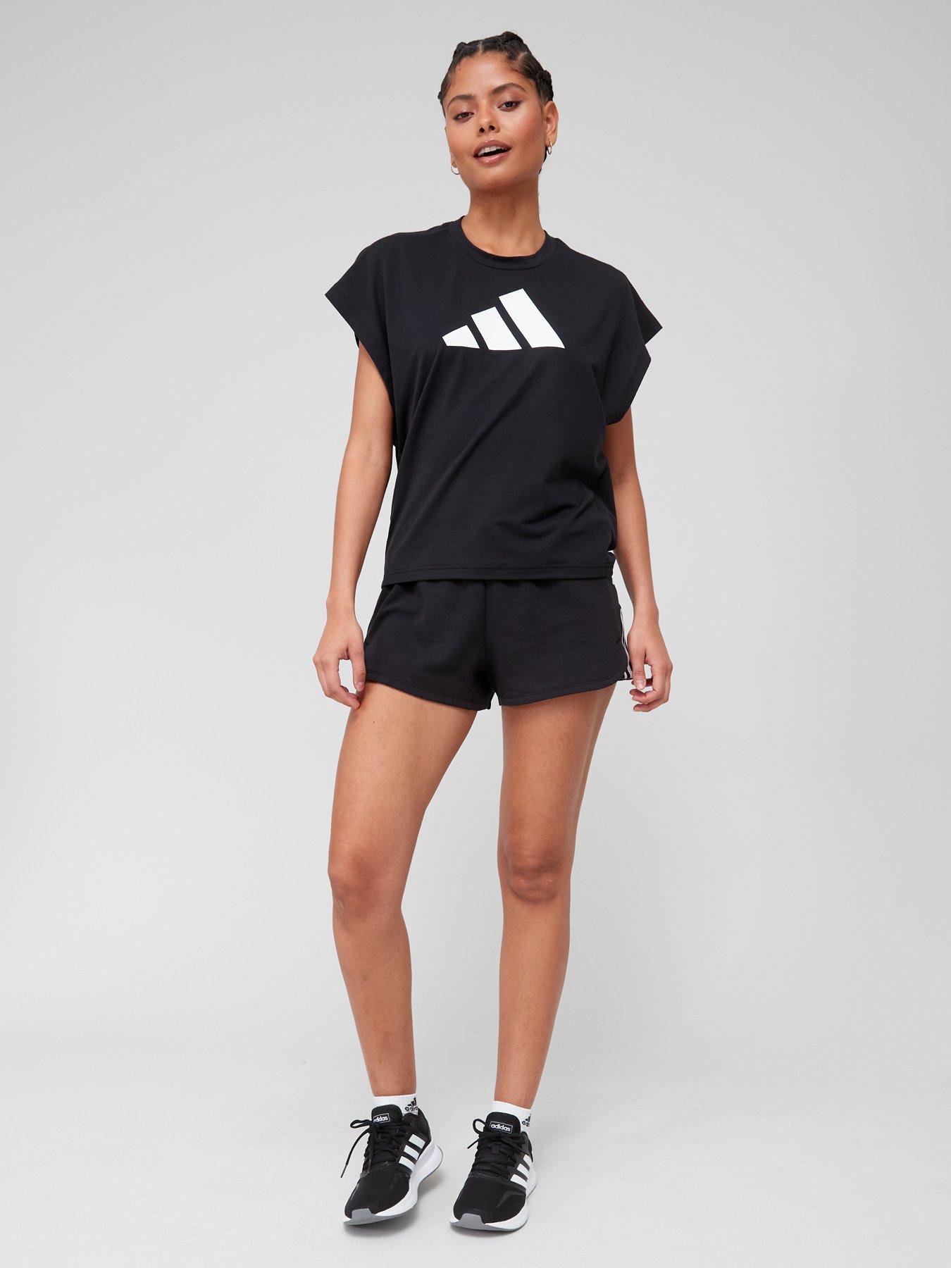 adidas-womens-performance-t-shirt-short-sleeve-blackwhiteback